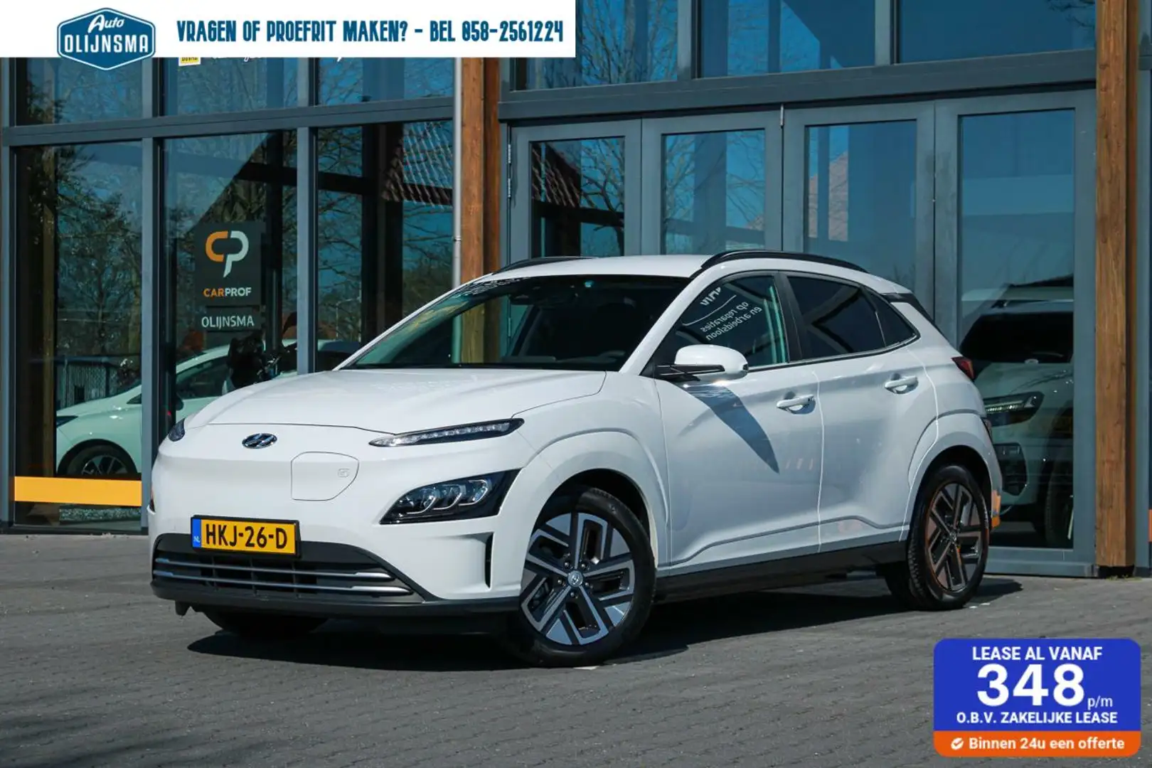 Hyundai KONA EV Comfort 64 kWh|ACC|Camera|Stoelverwarming|Navi| White - 1