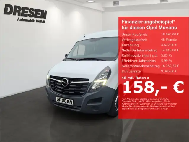 Opel Movano B L3H2 Kastenwagen 2.3 CDTI 150 PS Automati
