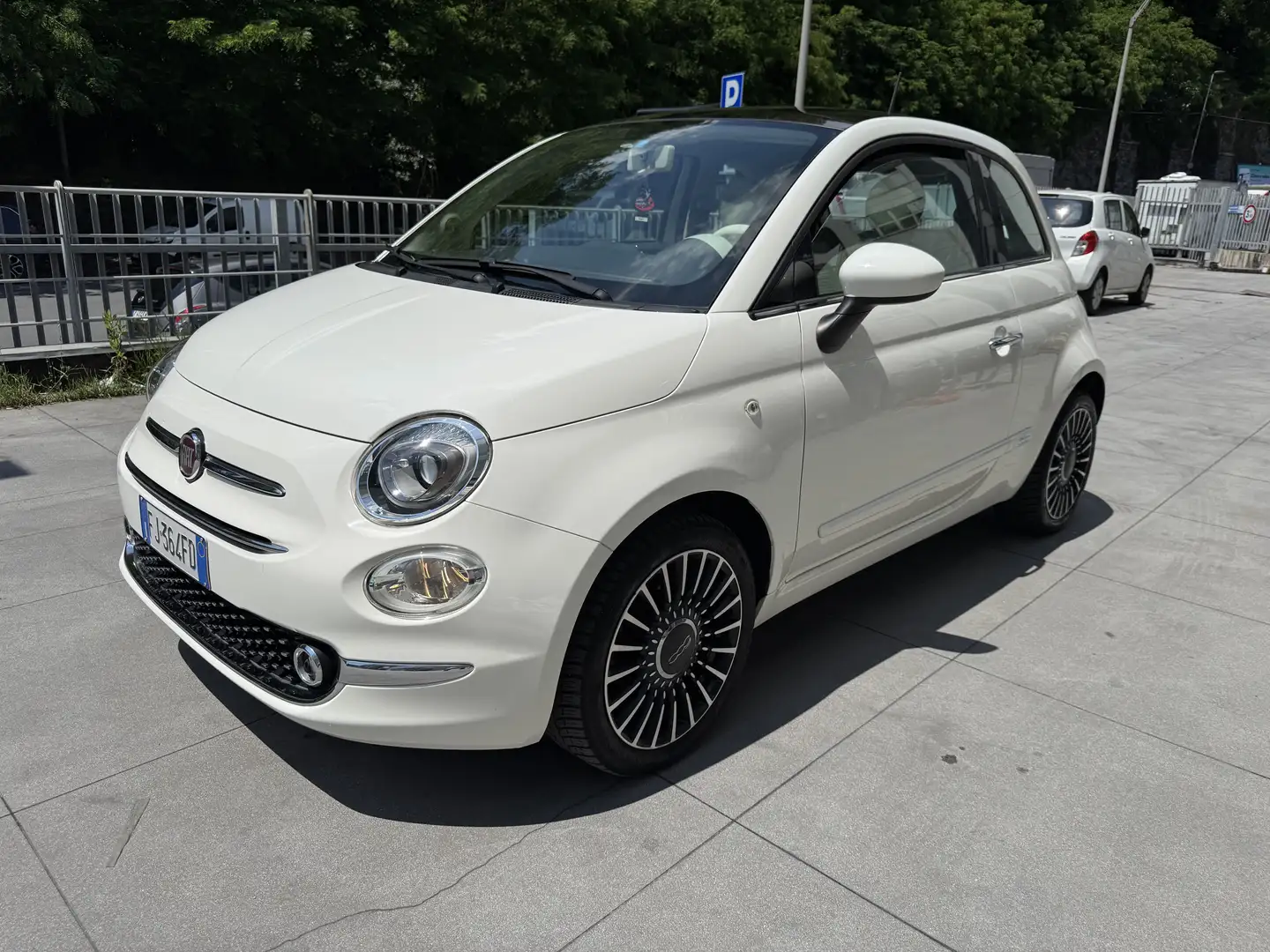 Fiat 500 1.2 Lounge NEOPATENTATI Blanc - 1