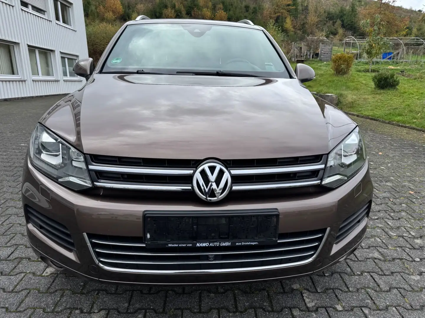 Volkswagen Touareg V8 TDI-Leder-AHK-Tüv/Au neu Brun - 2