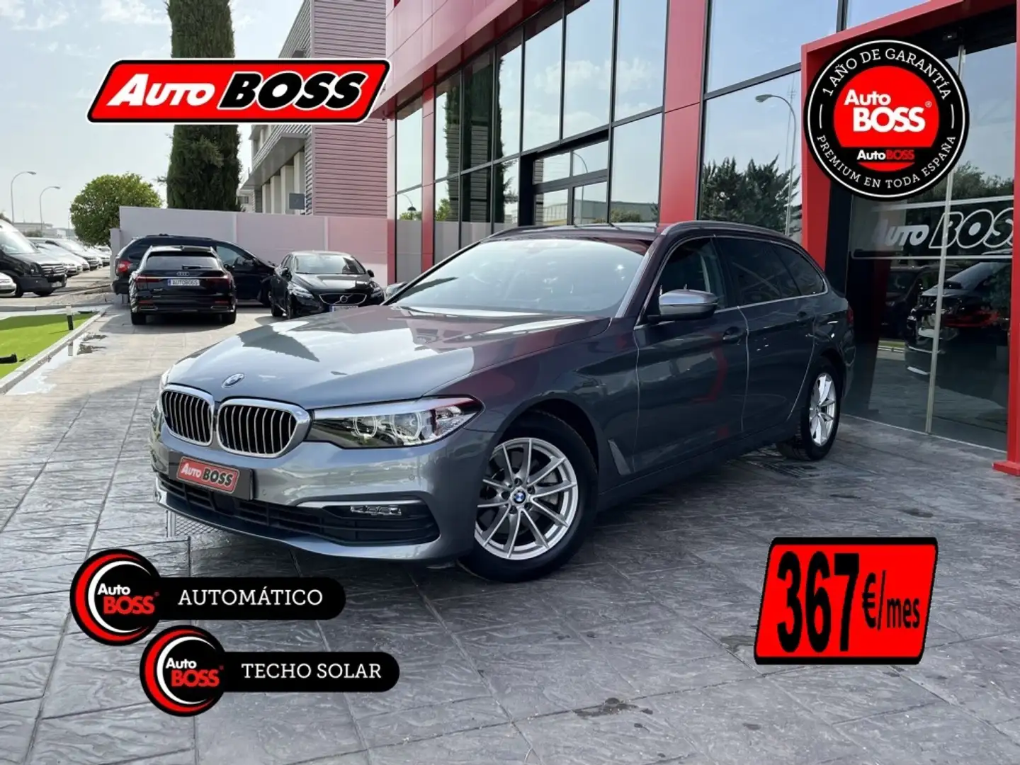 BMW 520 Berlina Automático de Puertas Bleu - 1