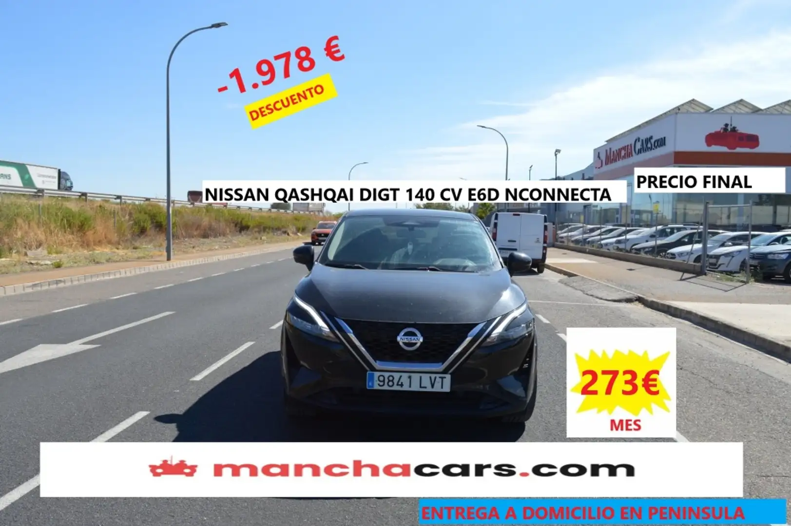 Nissan Qashqai 1.3 DIG-T N-Connecta 4x2 103kW Negro - 1