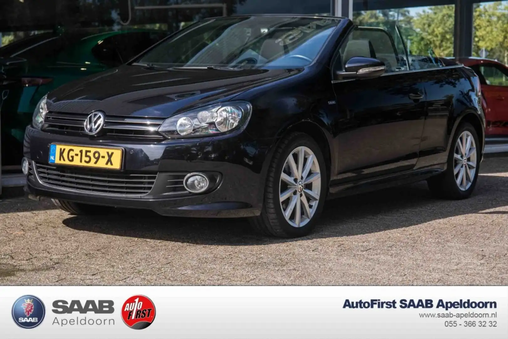 Volkswagen Golf Cabriolet Cabriolet 1.4 TSI Lounge Automaat dealer onderhoud Zwart - 1