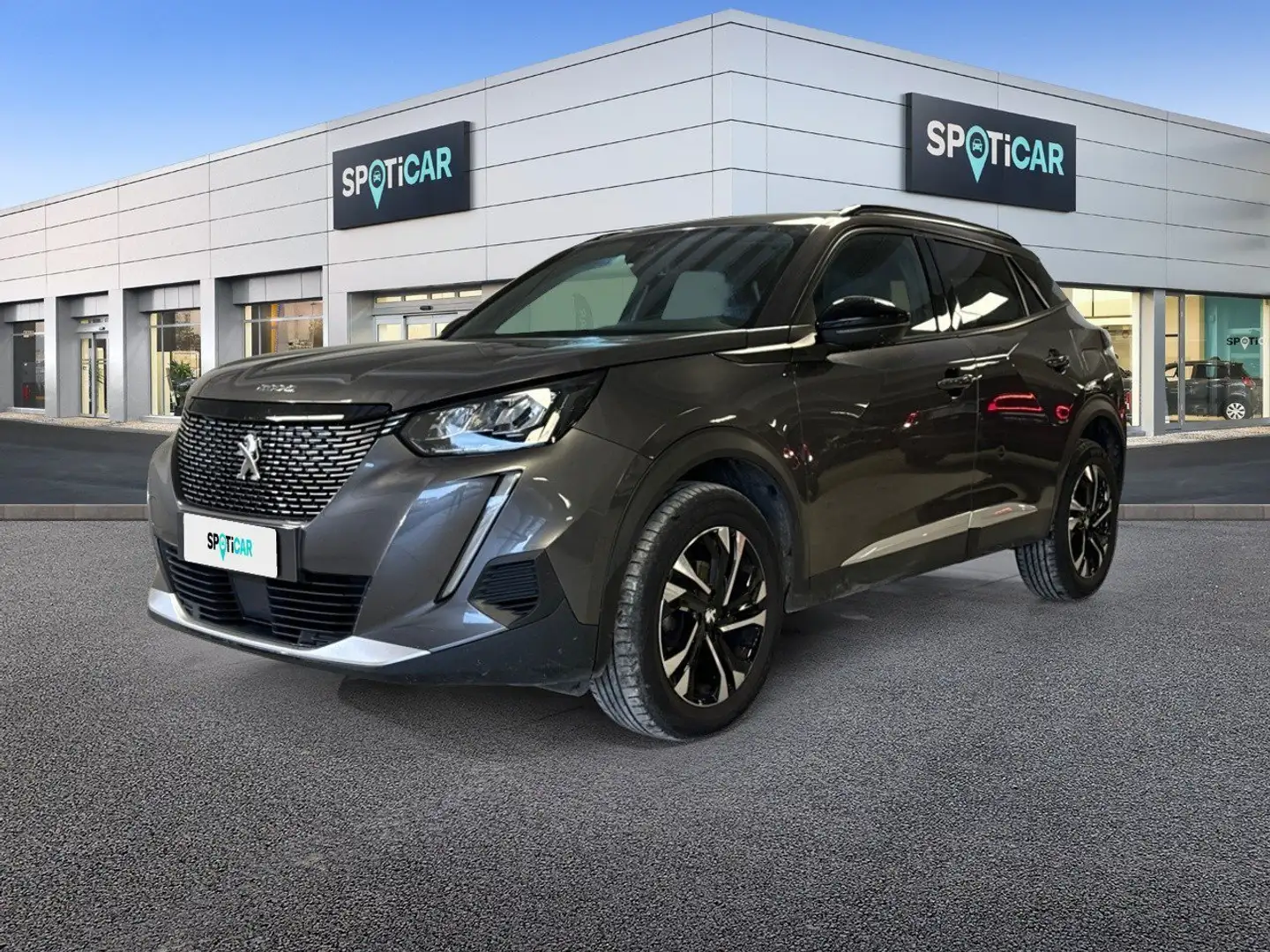 Peugeot 2008 PureTech 100 Allure Pack S/S Gris - 1