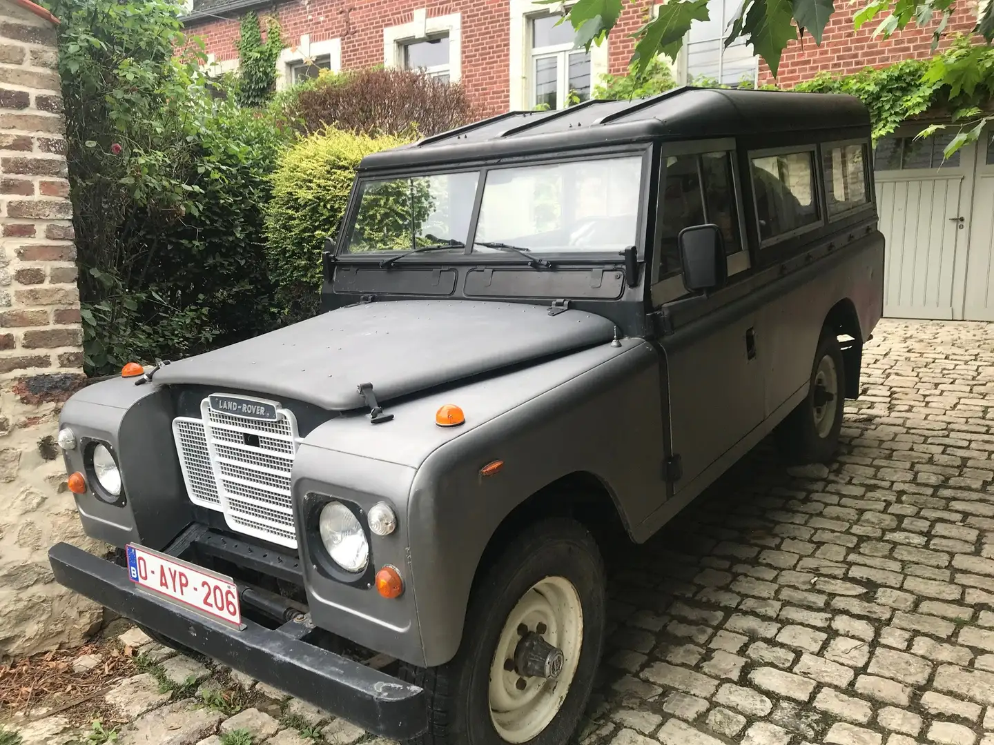Land Rover Series serie 3 1977 srebrna - 1