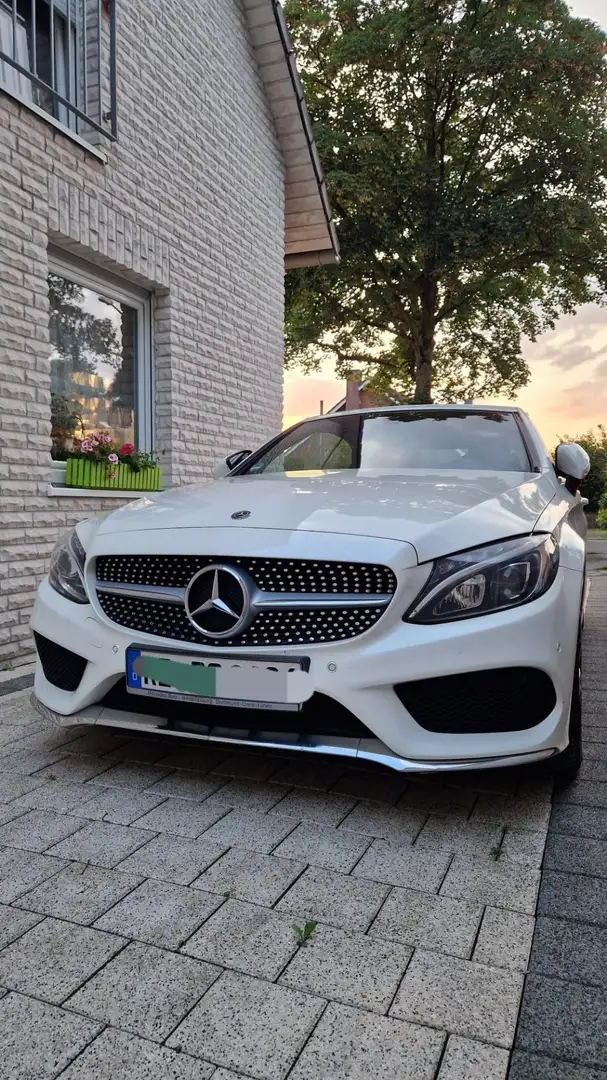 Mercedes-Benz C 250 Cabrio AMG Line diamantweiss Alb - 1