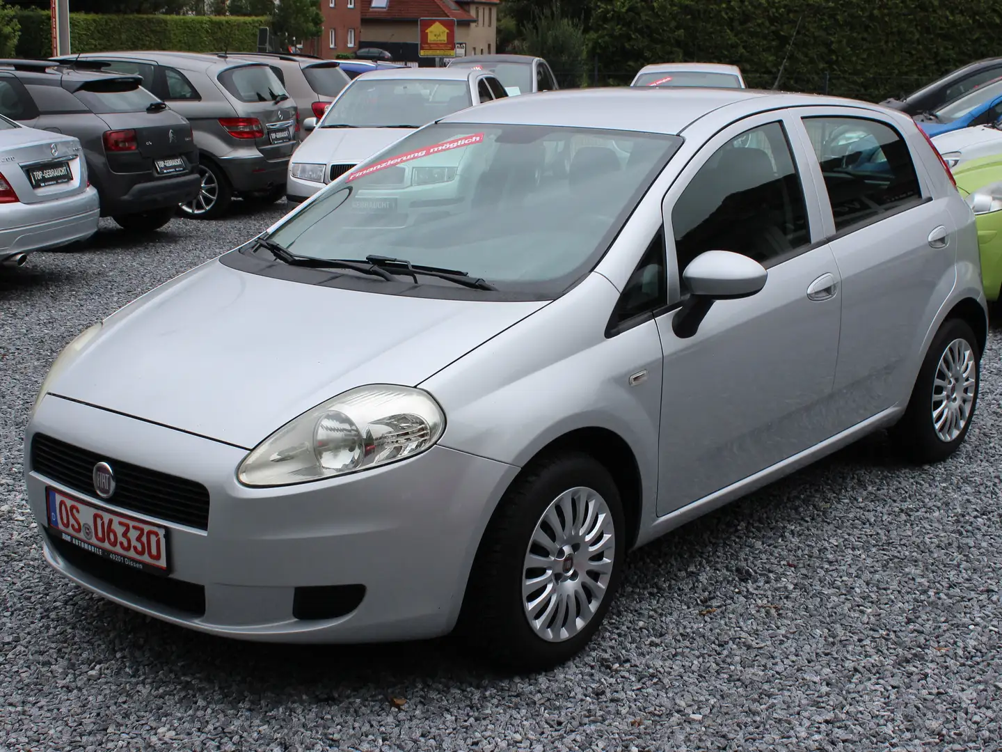 Fiat Grande Punto 1.4 8V*HU.AU.NEU*Finanzierung* Argent - 1