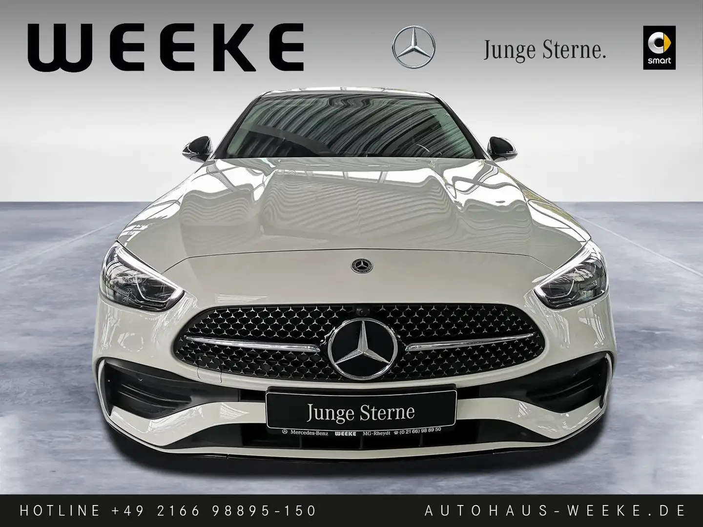 Mercedes-Benz C 180 AMG ADVANCED PLUS+NIGHT+SCHIEBEDACH+MEMORY Weiß - 2