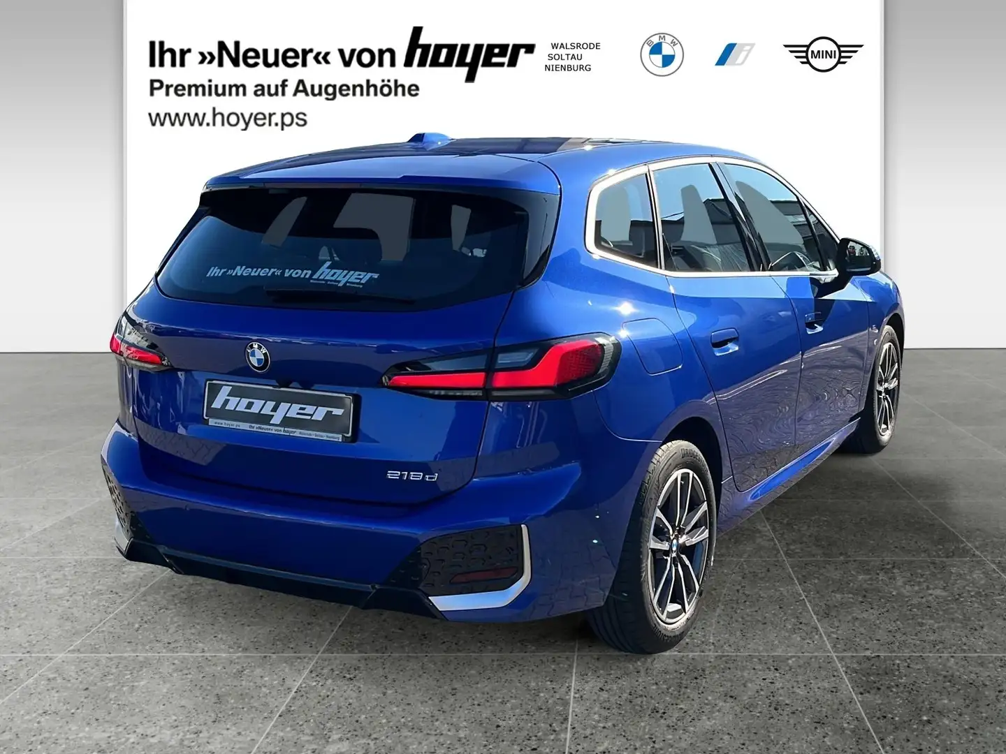 BMW 218 d Active Tourer M Sportpaket DAB LED RFK Shz Blau - 2