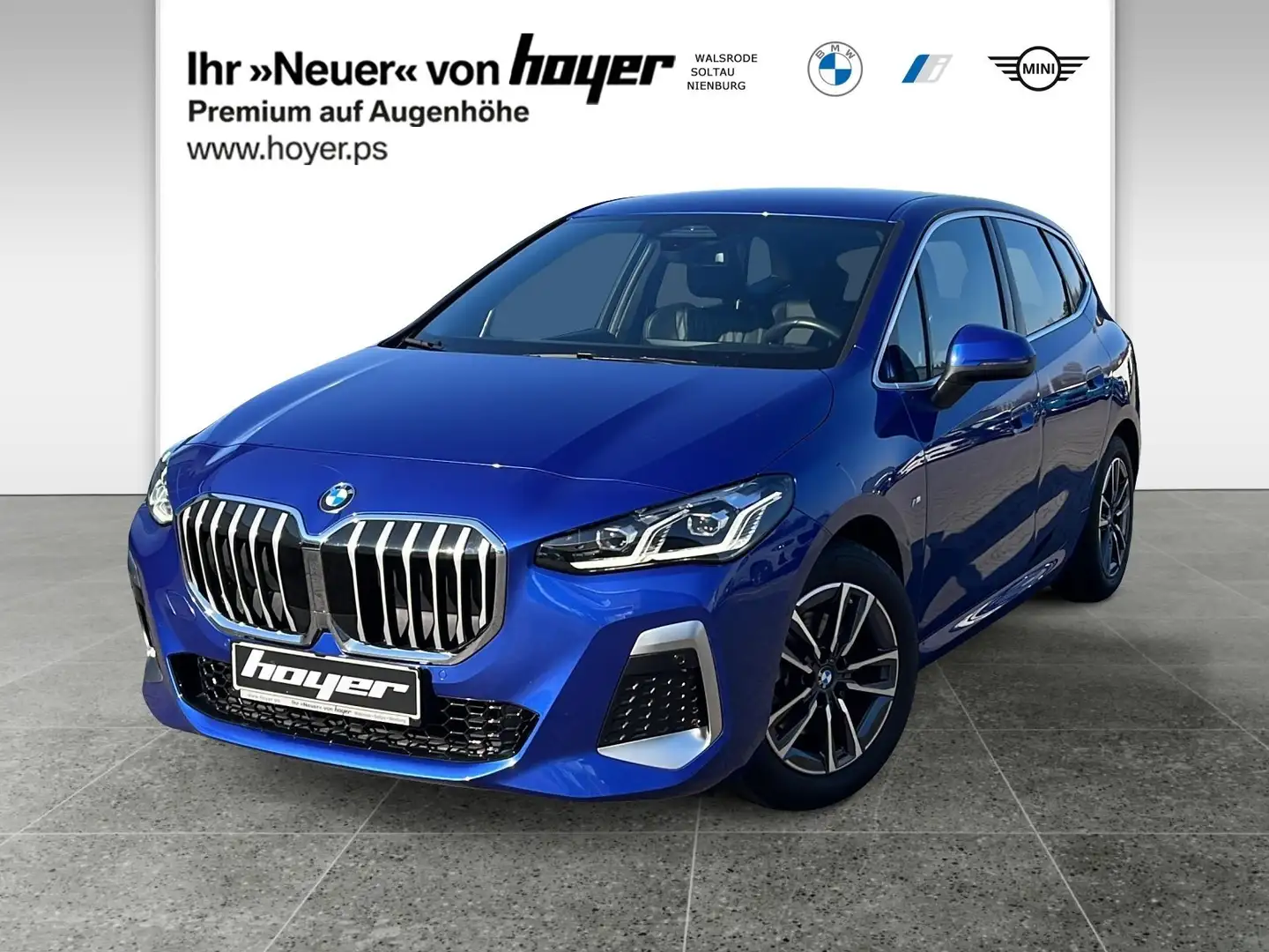 BMW 218 d Active Tourer M Sportpaket DAB LED RFK Shz Blau - 1