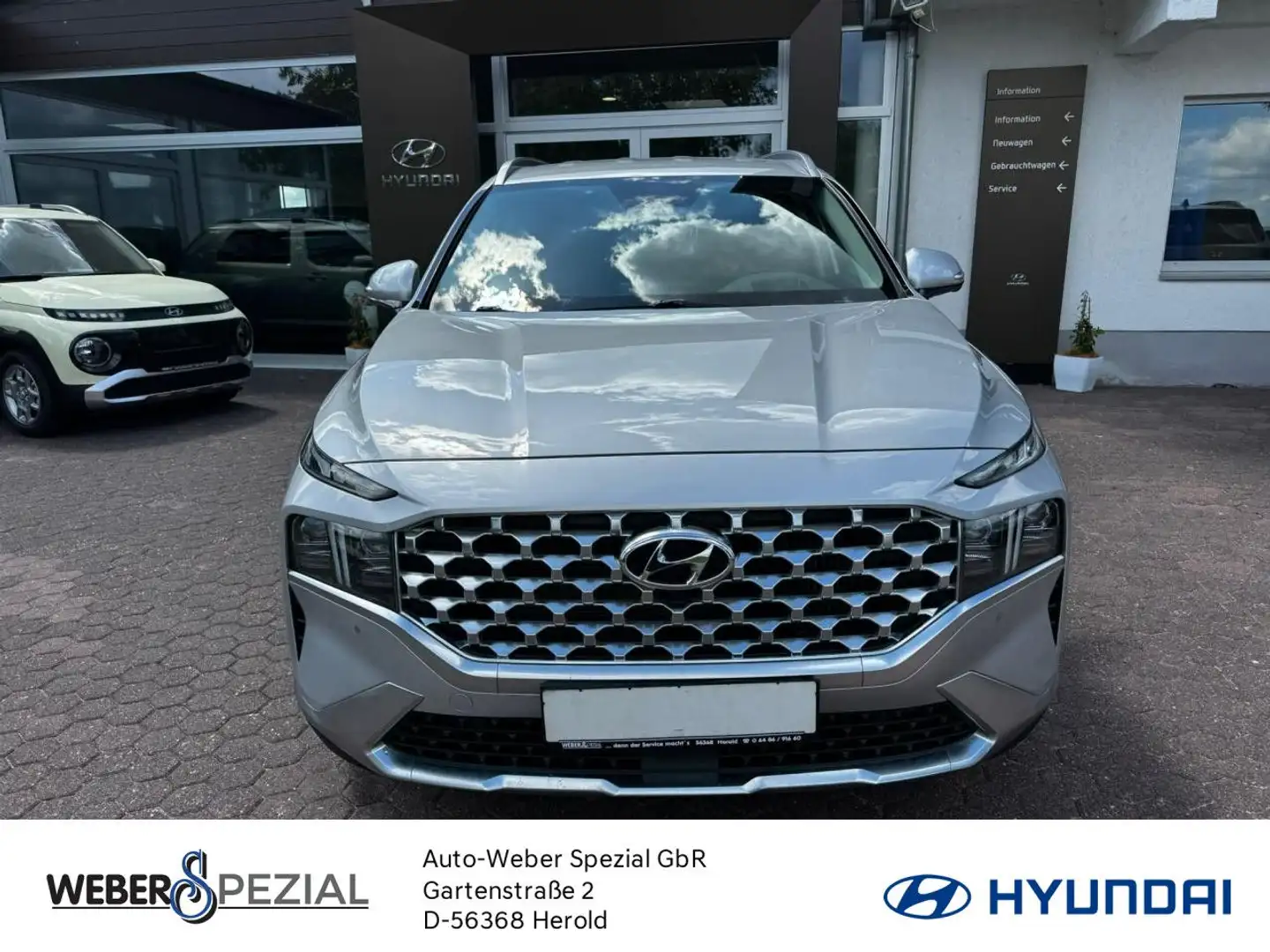 Hyundai SANTA FE 1.6 Plugin-Hybrid 4WD Prime Bluetooth Silber - 1