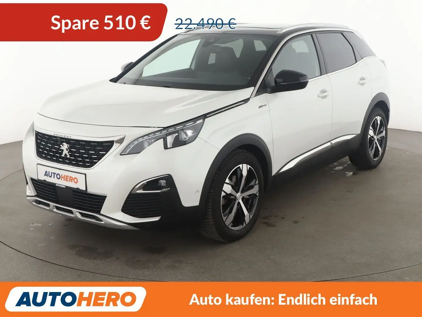 Peugeot 3008 1.6 PureTech Allure Aut*NAVI*LED*TEMPO*CAM*PDC*SHZ Weiß - 1