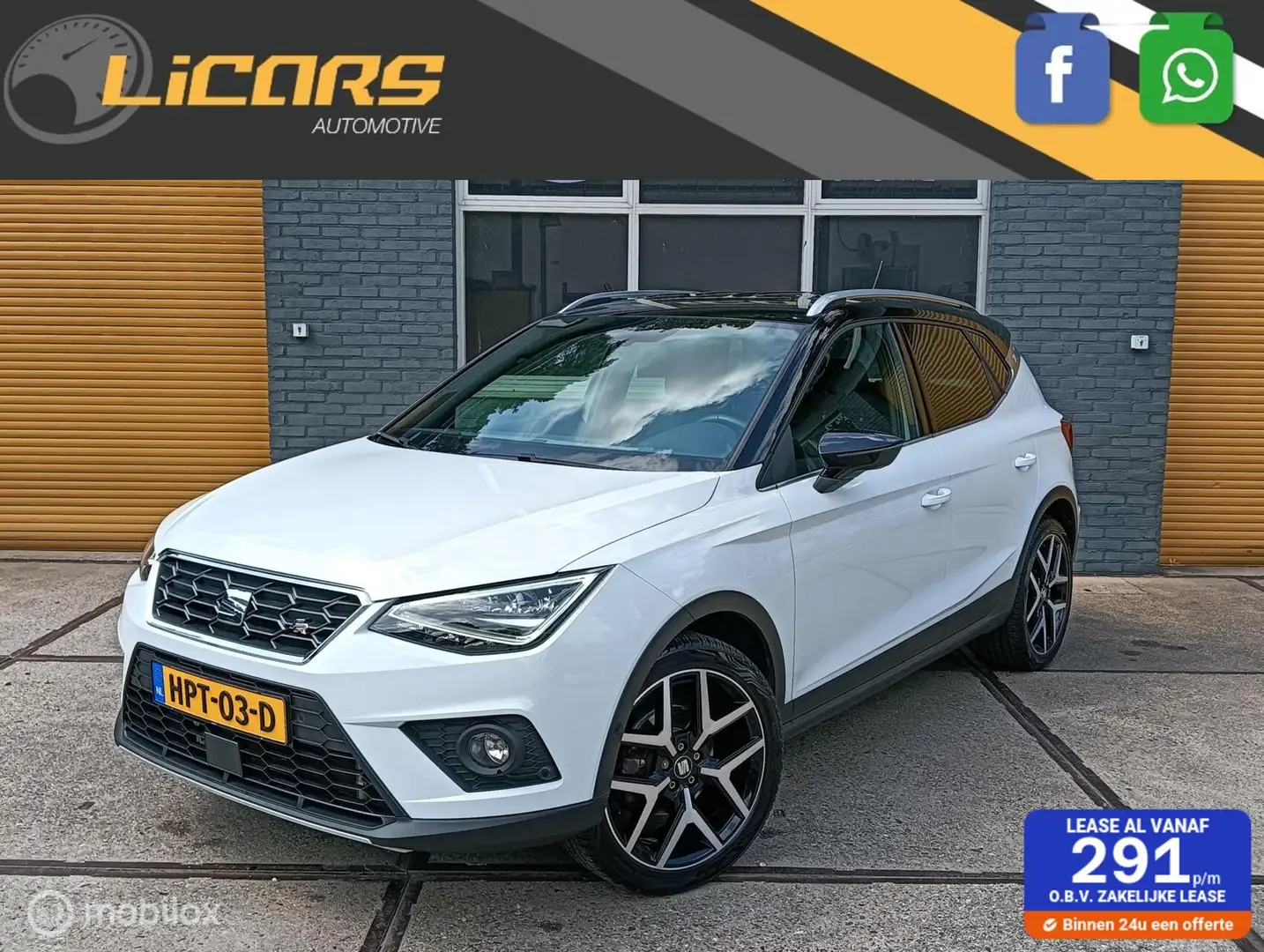 SEAT Arona 1.0 TSI FR 18inch/camera/CarPlay/leder/4seiz.bande Blanc - 1