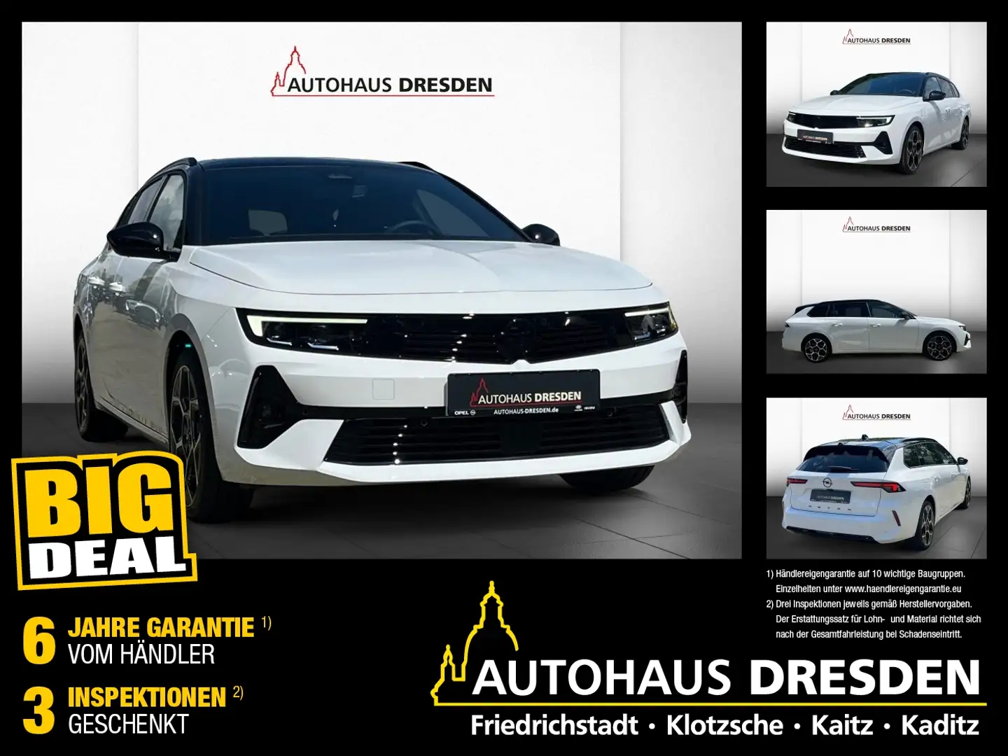 Opel Astra L Sports Tourer 1.2 Turbo NAVI, SCHIEBEDACH Bianco - 1