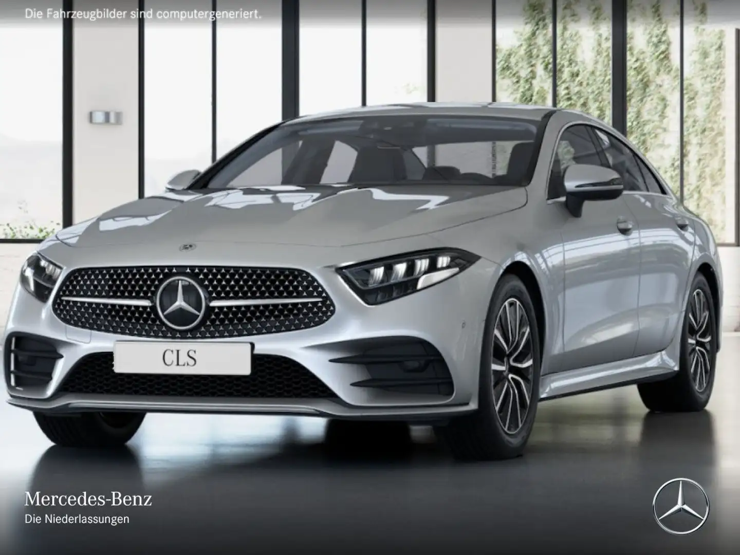 Mercedes-Benz CLS 220 d Cp. Avantgarde WideScreen Distr. SHD HUD Silber - 2