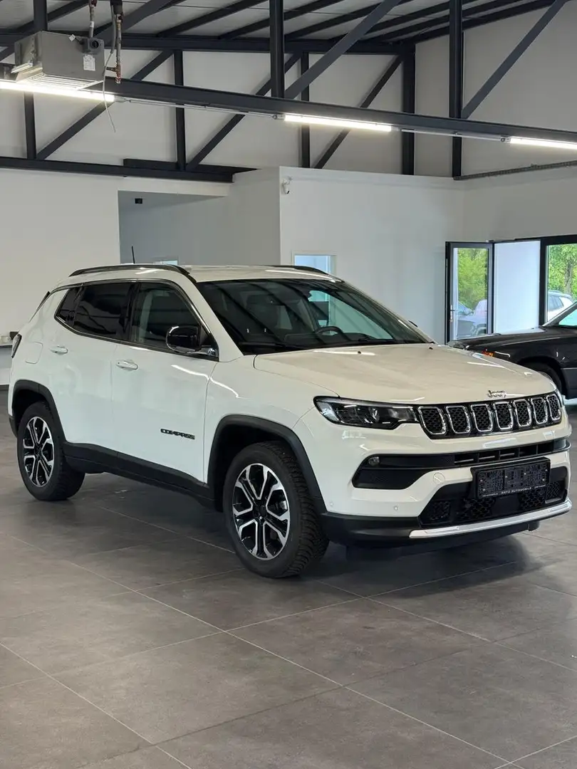 Jeep Compass Limited LED+NAV+LEDER+SHZ+360°+VIRTU+ACC Weiß - 1