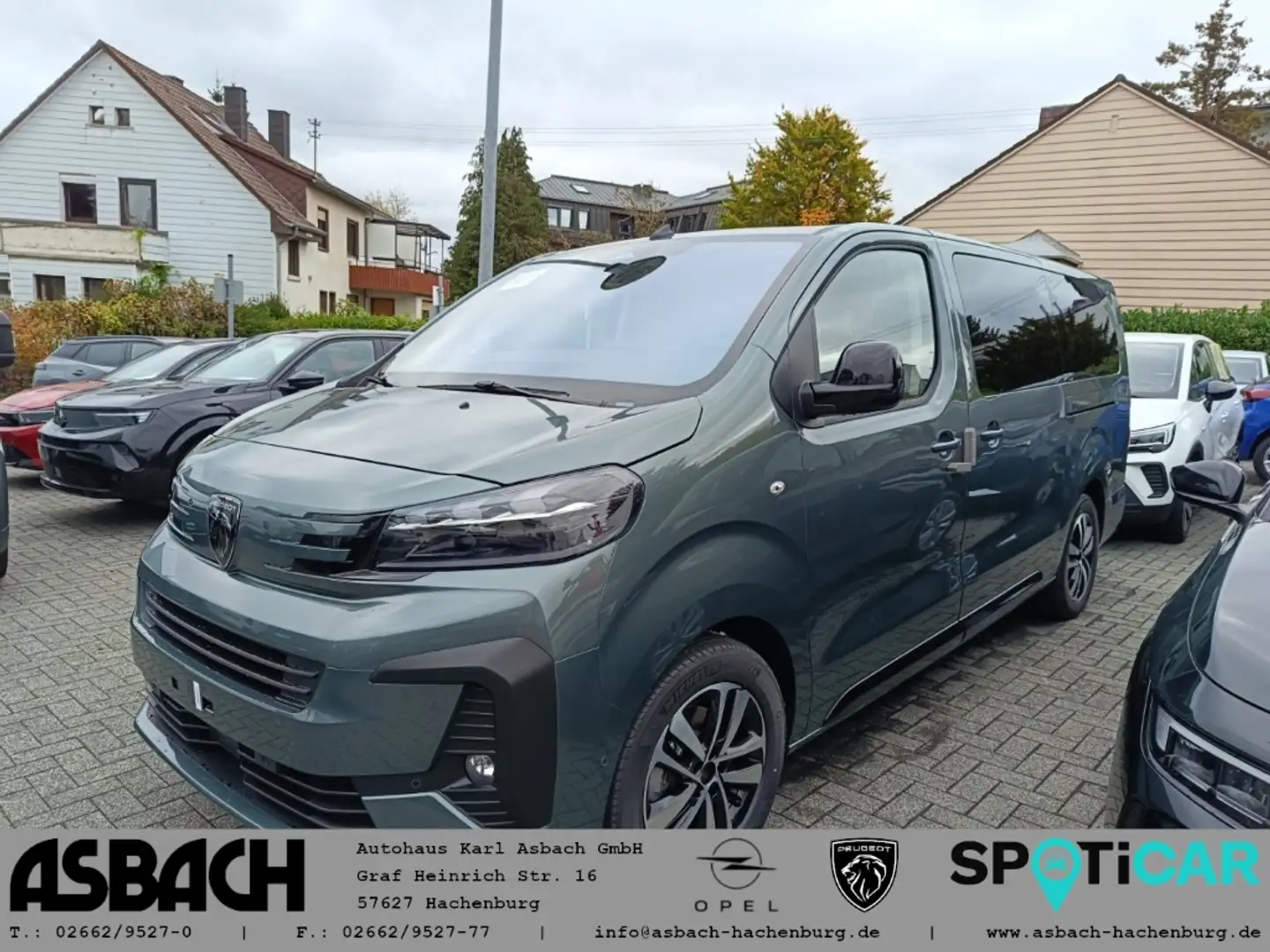 Peugeot Traveller Active L3 8-Sitzer Grün - 1