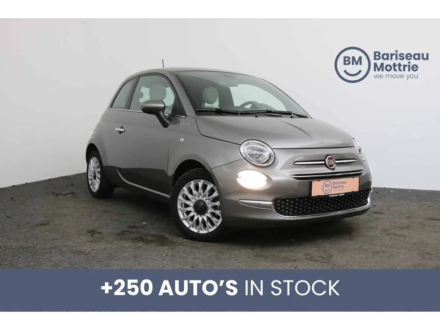 Fiat 500 1.0 HYBRID DOLCEVITA *BTW AFTREKBAAR*DAB*PARKEERSE Gris - 1