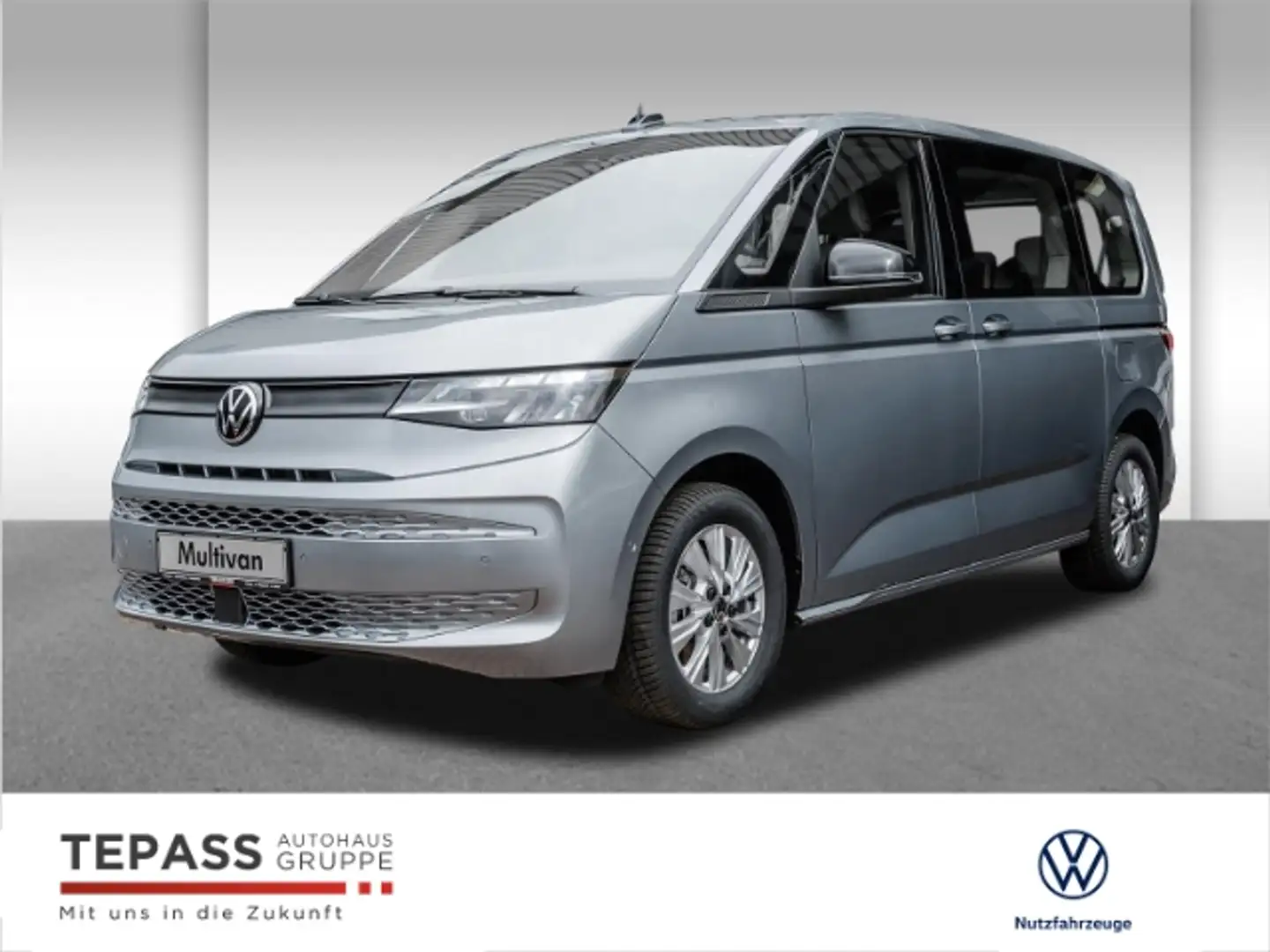 Volkswagen T7 Multivan 2,0l TDI NAVI KLIMA ASSI PARK Silber - 1