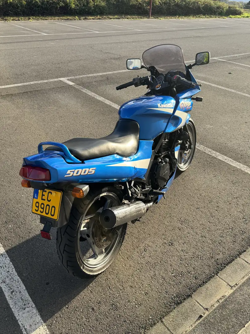 Kawasaki GPZ 500 S Bleu - 2