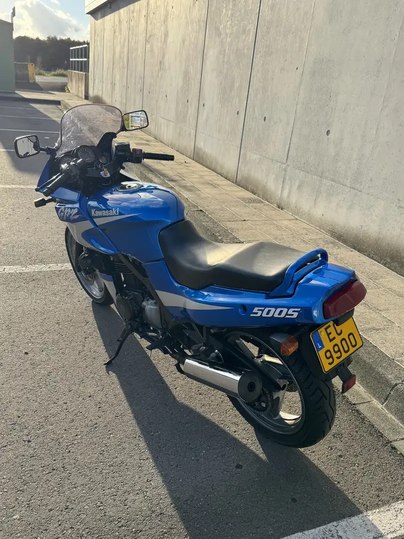 Kawasaki GPZ 500 S Bleu - 1