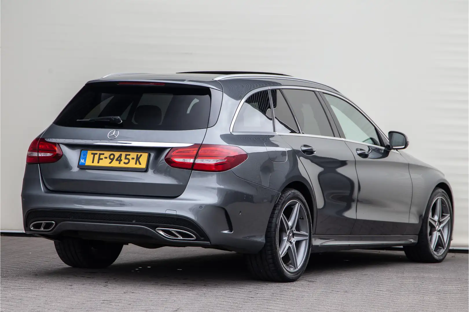 Mercedes-Benz C 220 D 4MATIC AMG Sportpakket, Pano, Leder, Burmester, Gri - 2