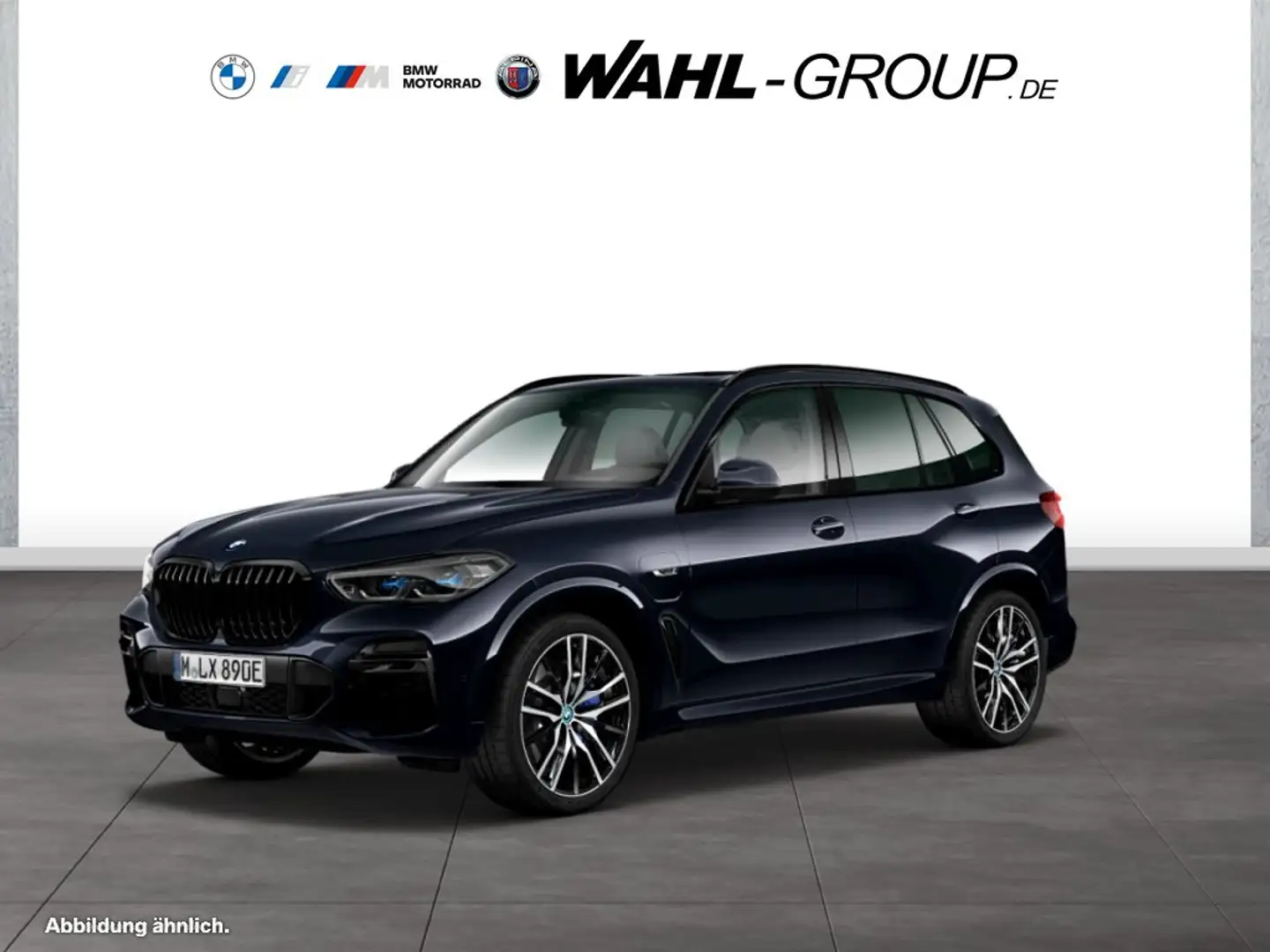 BMW X5 xDrive45e M SPORT AHK PANO LUFT HUD LASER DAB AKUS Schwarz - 1