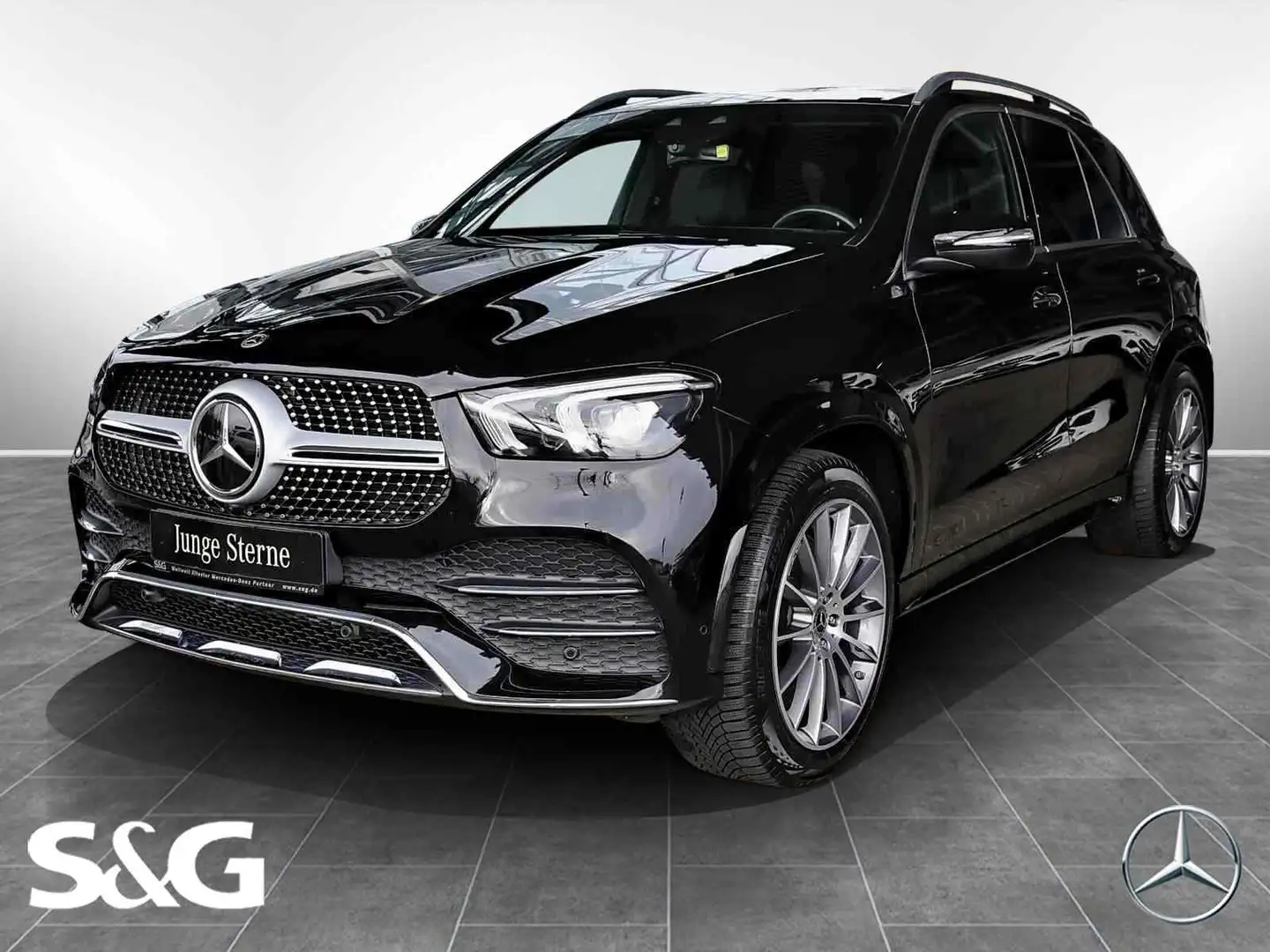 Mercedes-Benz GLE 350 de 4M AMG AHK+DISTRO+360°+HEADUP++LED+21 Noir - 1