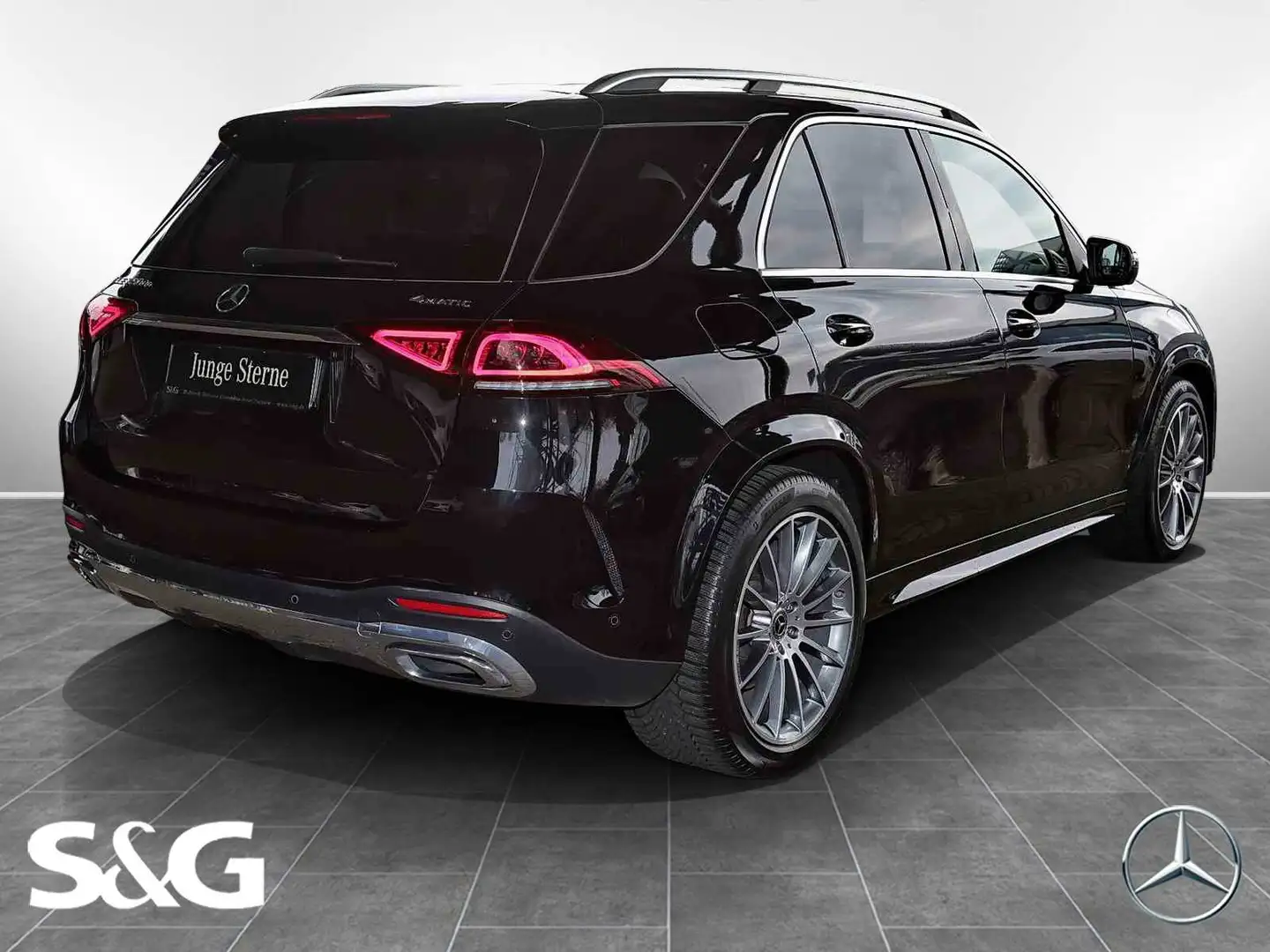 Mercedes-Benz GLE 350 de 4M AMG AHK+DISTRO+360°+HEADUP++LED+21 Negro - 2