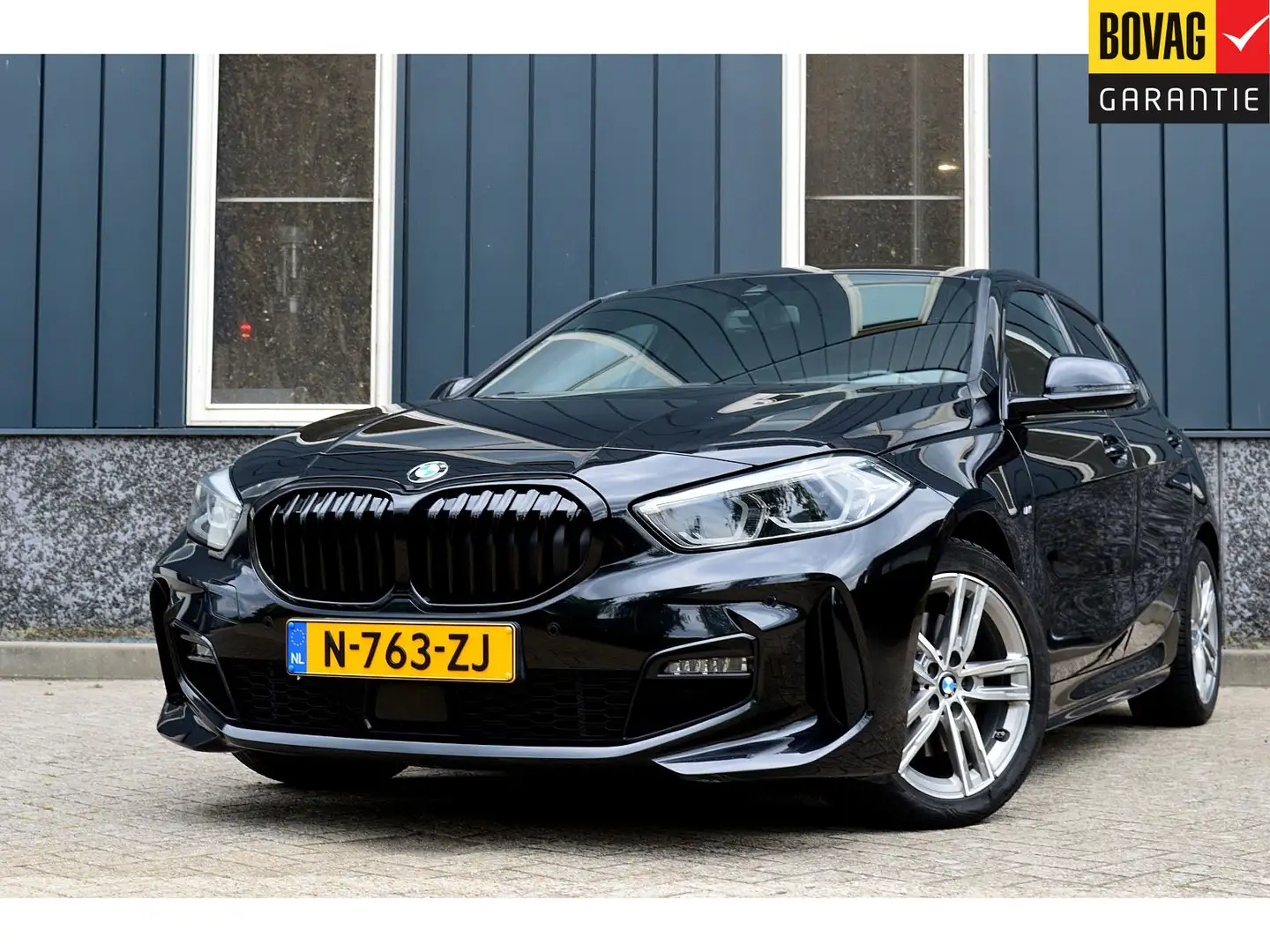 BMW 118 1-serie 118i M-Sport Rijklaarprijs-Garantie Sport Zwart - 1