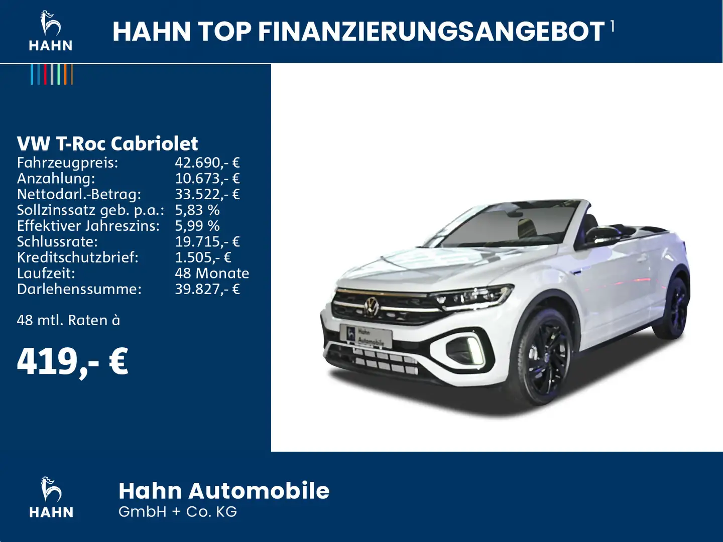 Volkswagen T-Roc R-Line 1.5 l TSI OPF 110 kW DSG Weiß - 2