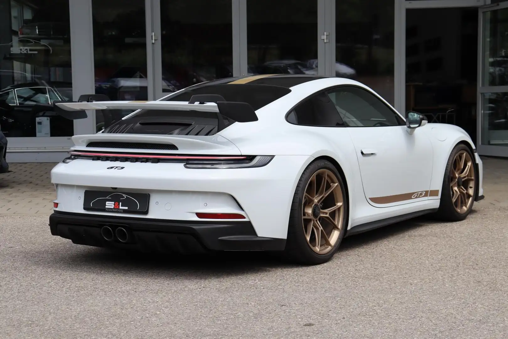 Porsche 992 911 GT3 Clubsp/Lift/Carbon/Matrix/Vollschale Weiß - 2