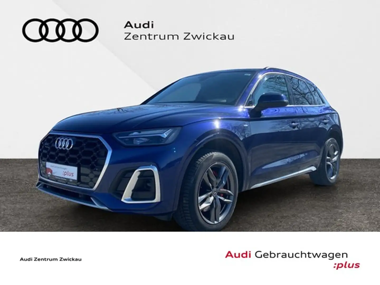 Audi Q5 50TDI quattro S-line LED Scheinwerfer, Navi, St... Azul - 1