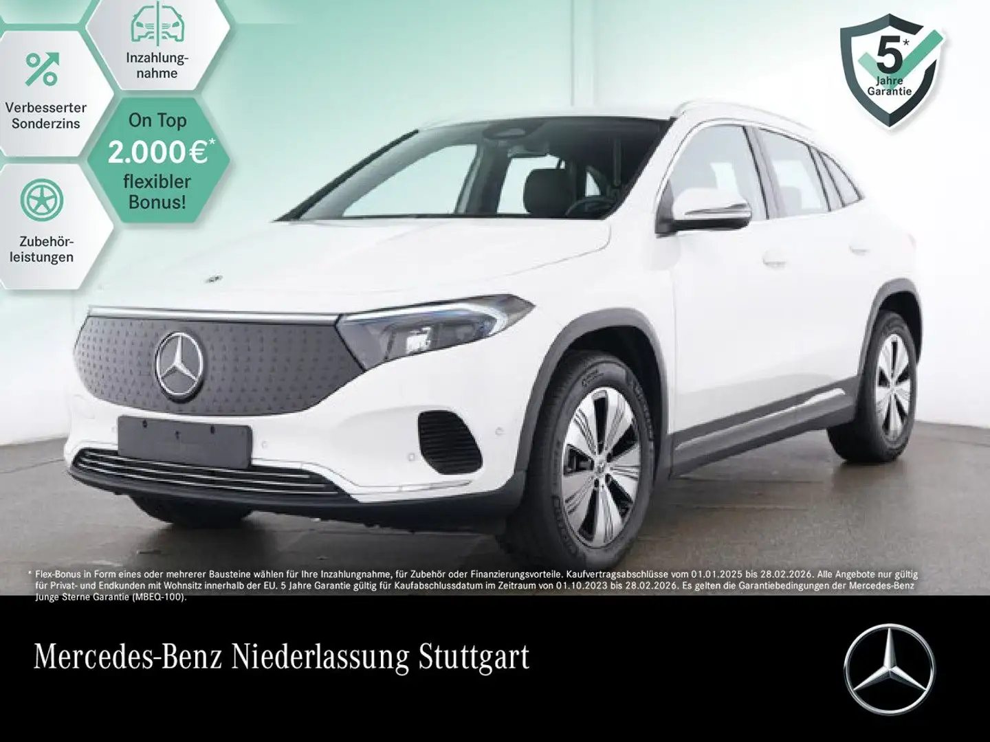 Mercedes-Benz EQA 250 PROG+ADVANCED+KAMERA+SPUR Weiß - 1