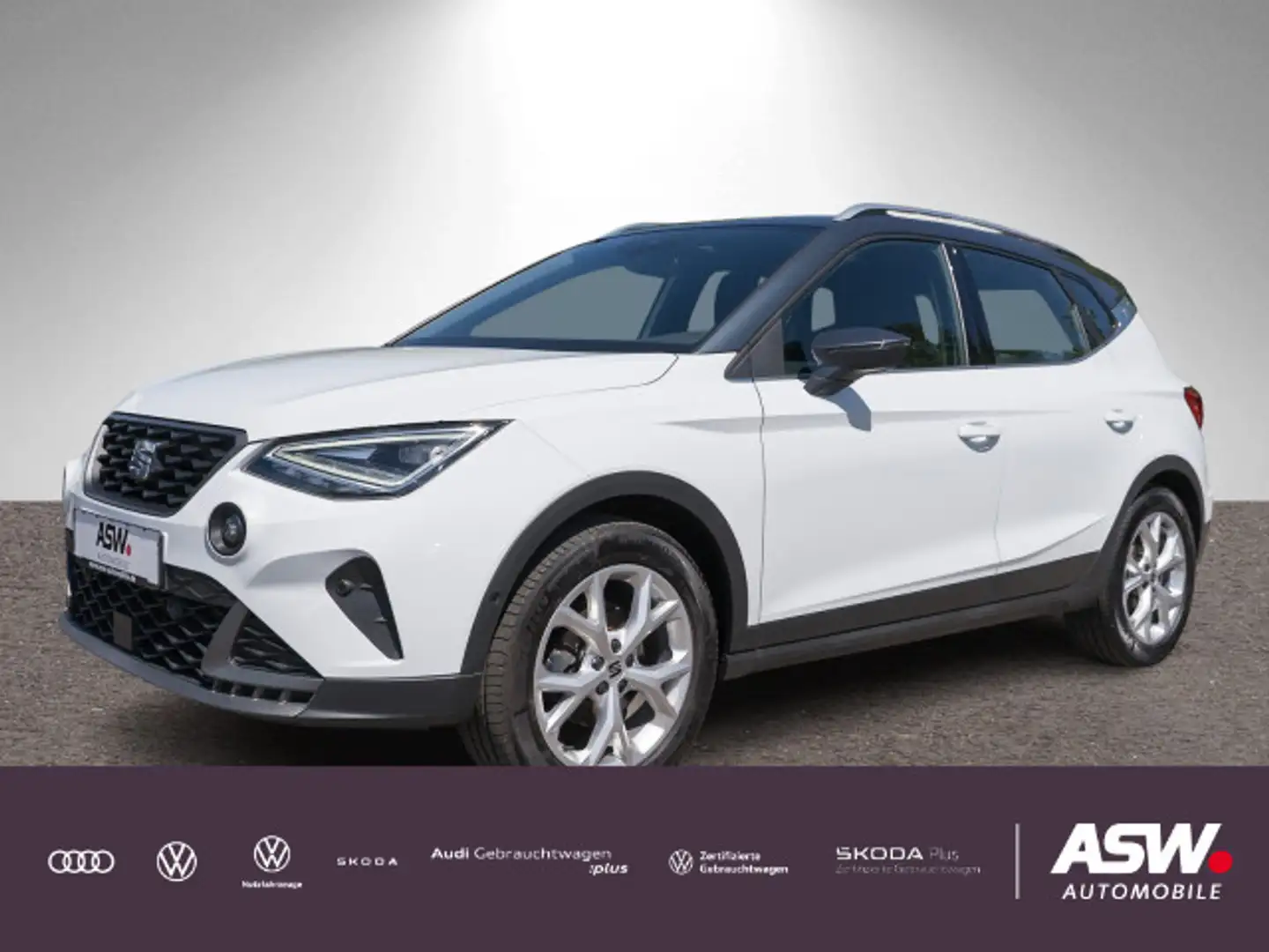 SEAT Arona FR-Line 1.0TSI DSG LED Navi RFK ACC SHZ VC Blanc - 1