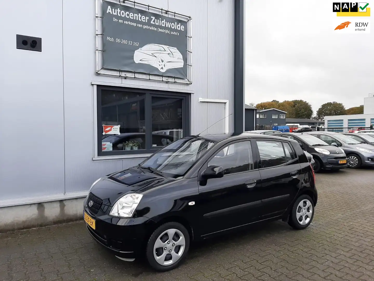 Kia Picanto 1.0 Light apk 2027 Zwart - 1