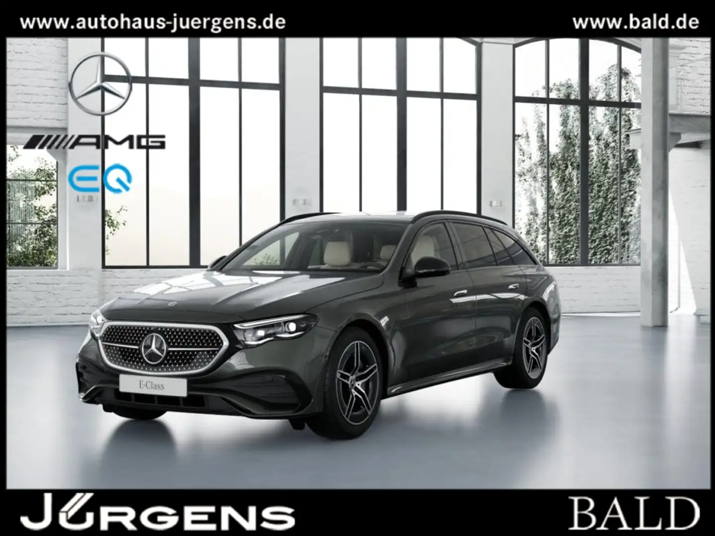 Mercedes-Benz E 220 d T AMG-Sport/360/Pano/Burm/AHK/Night/Dist Grau - 1