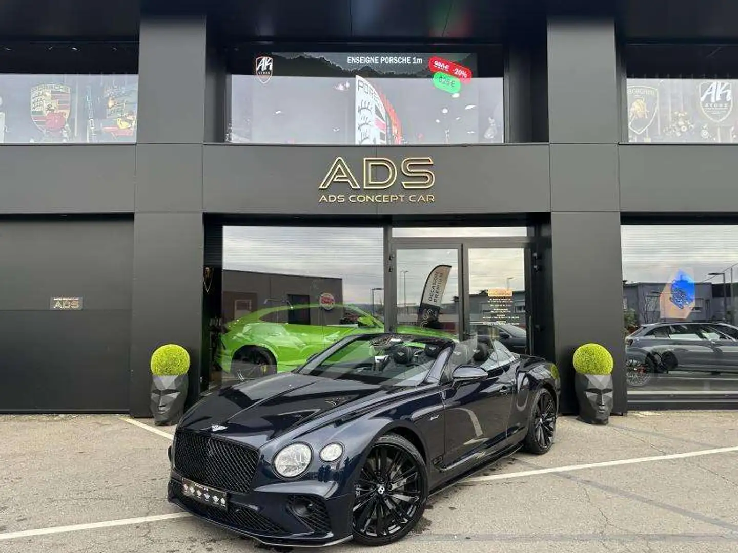 Bentley Continental GTC W12 Speed Carbon Sondermod Синій - 1