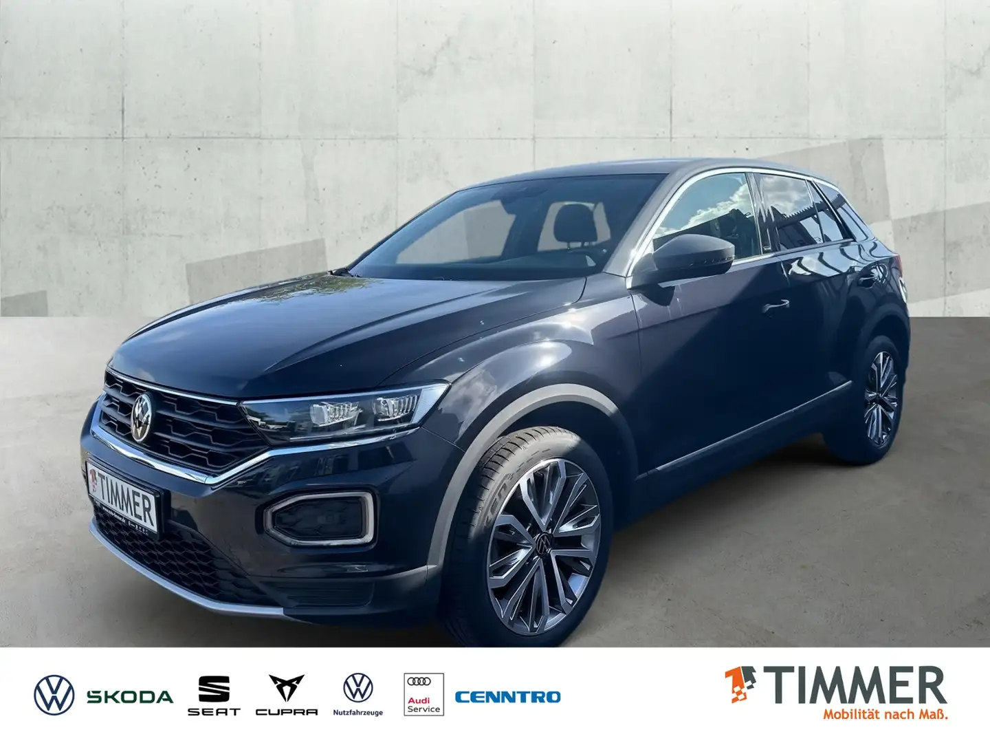 Volkswagen T-Roc 2.0 TDI DSG ACTIVE *LED *ACC *APP *LM *NAVI *DAB+ Noir - 1