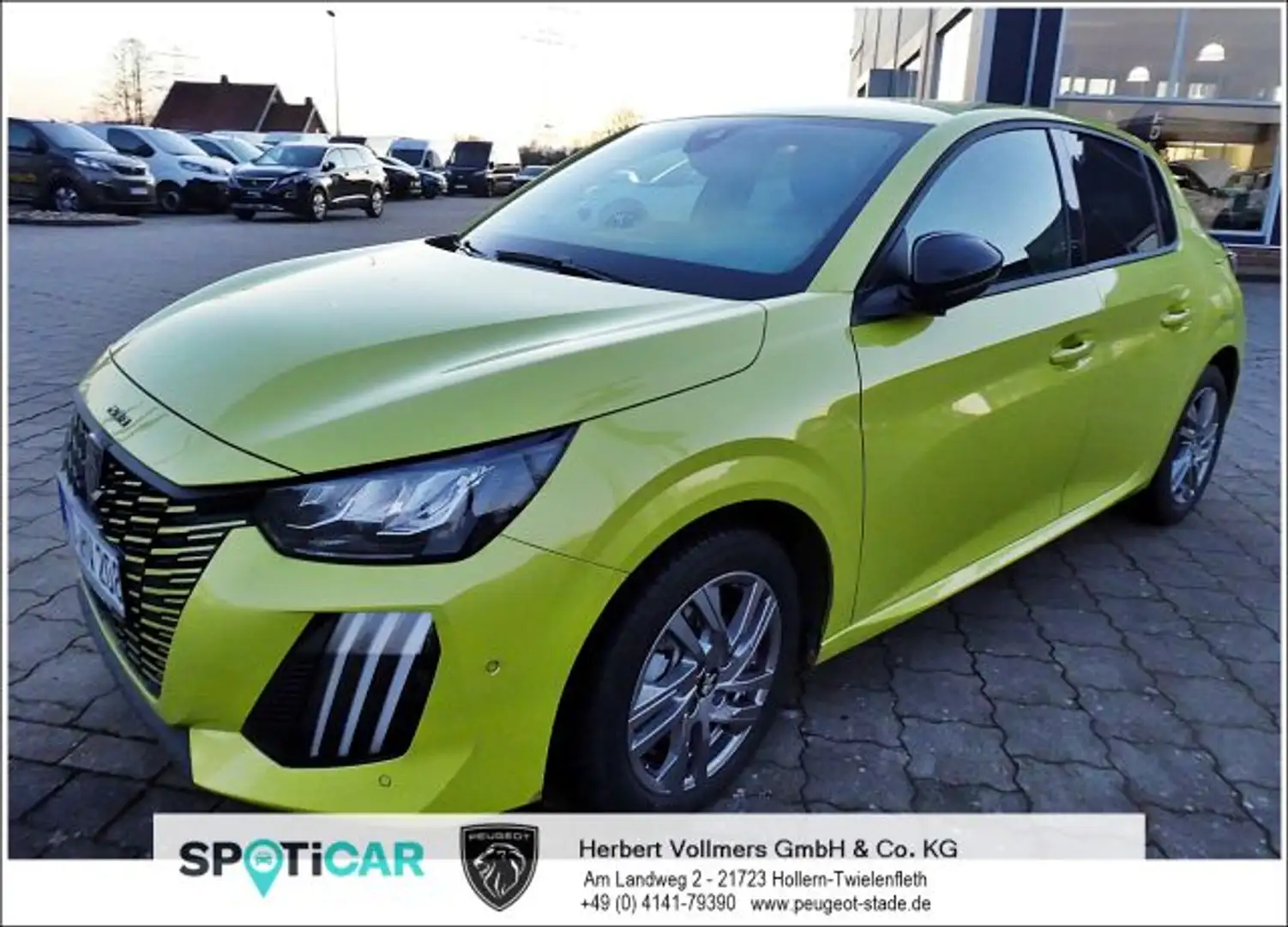 Peugeot 208 PureTech 100 Allure, Navi, 360° Kam, SHZ Jaune - 1