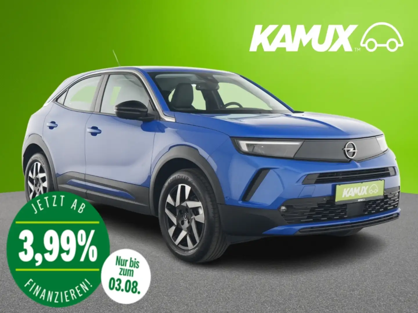 Opel Mokka 1.2T Aut.Elegance+LED+CARPLAY+KAMERA+SHZ Blau - 1