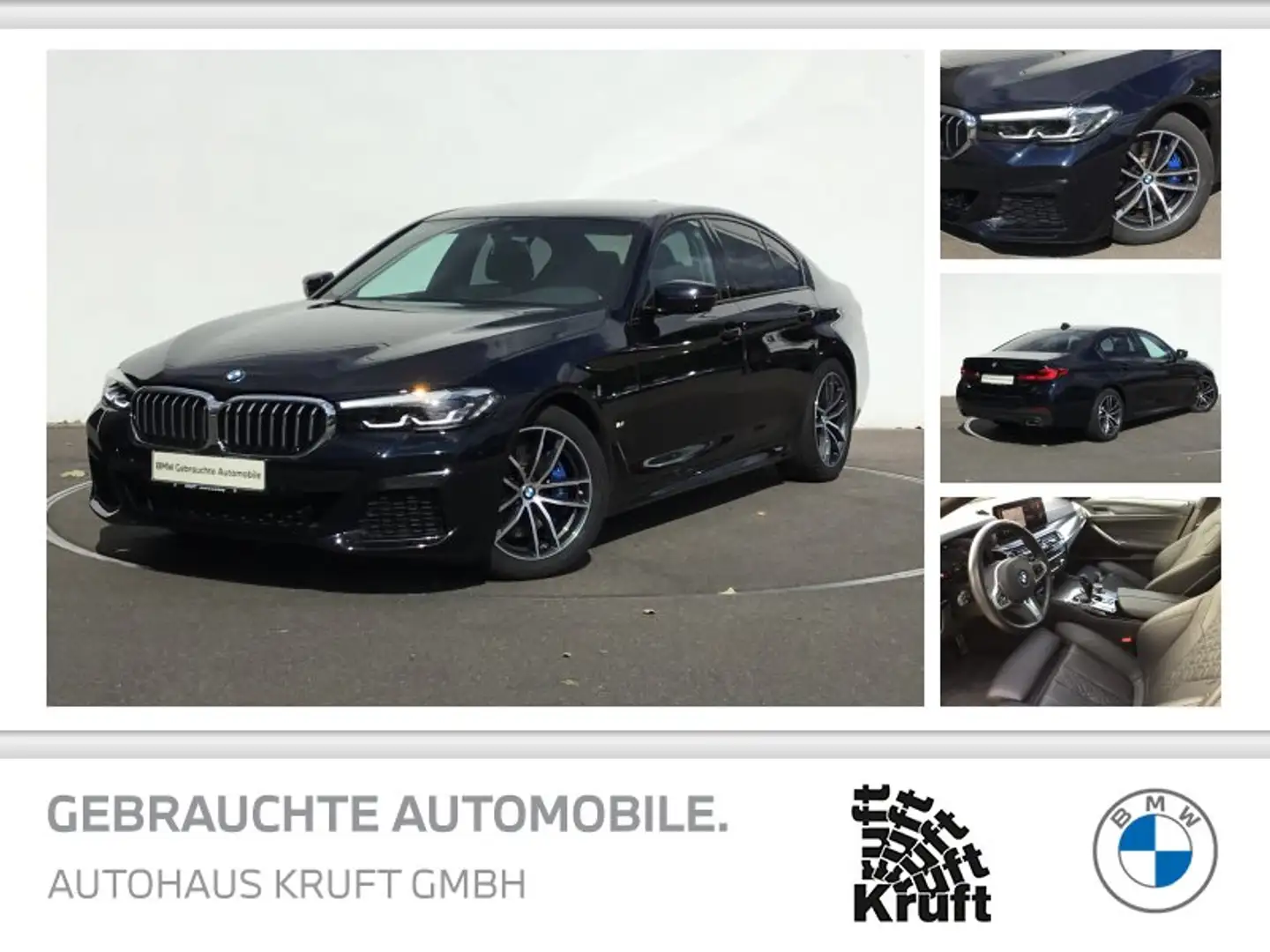 BMW 530 i M SPORT+STANDHZ+HIFI+KAMERA+LR HZ Noir - 1