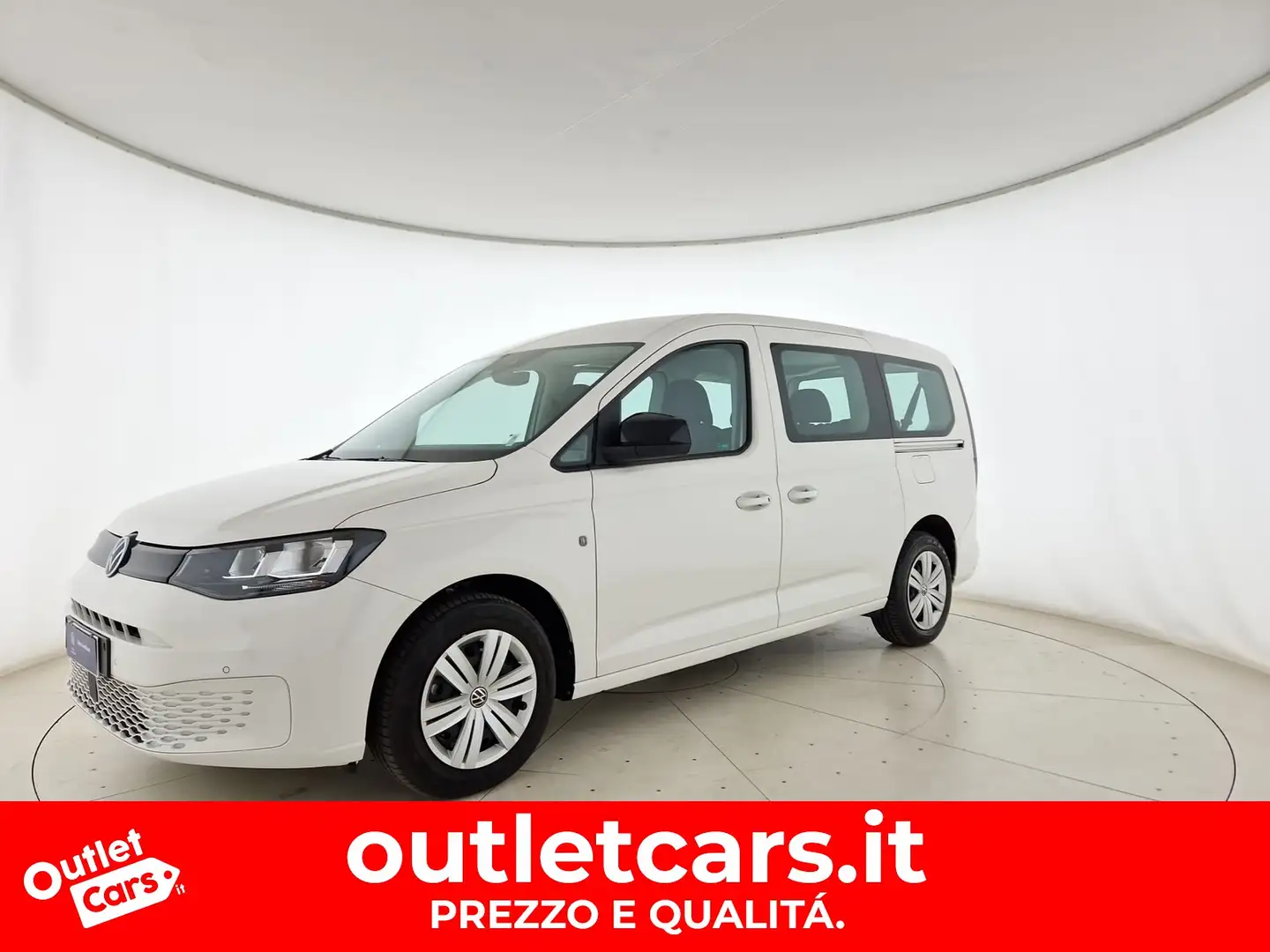 Volkswagen Caddy maxi 2.0 tdi scr 102cv space 7posti Bianco - 1