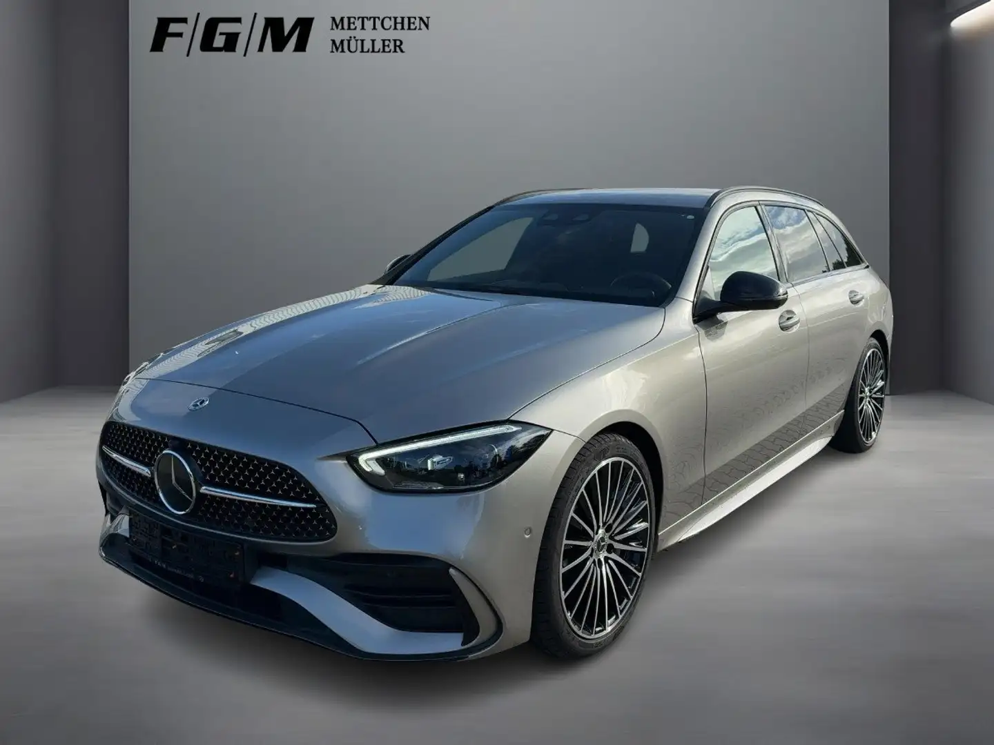 Mercedes-Benz C 200 T AMG Line DigiLight|TWA|360|AHK|Night|360 Argent - 1