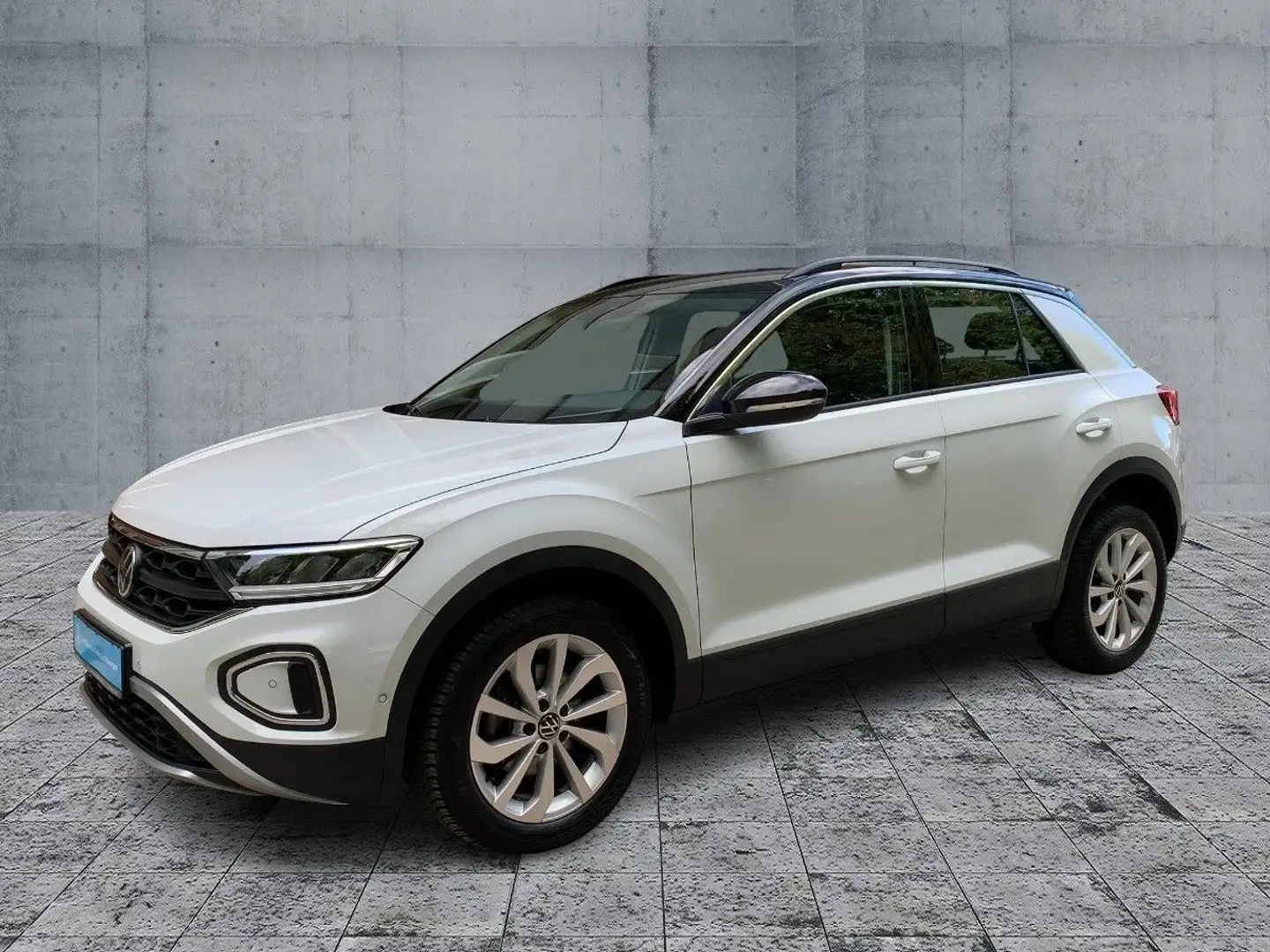 Volkswagen T-Roc 1.0 TSI LIFE 5JG+LED+NAVI+AHK+ACC+SHZ+DAB Weiß - 2