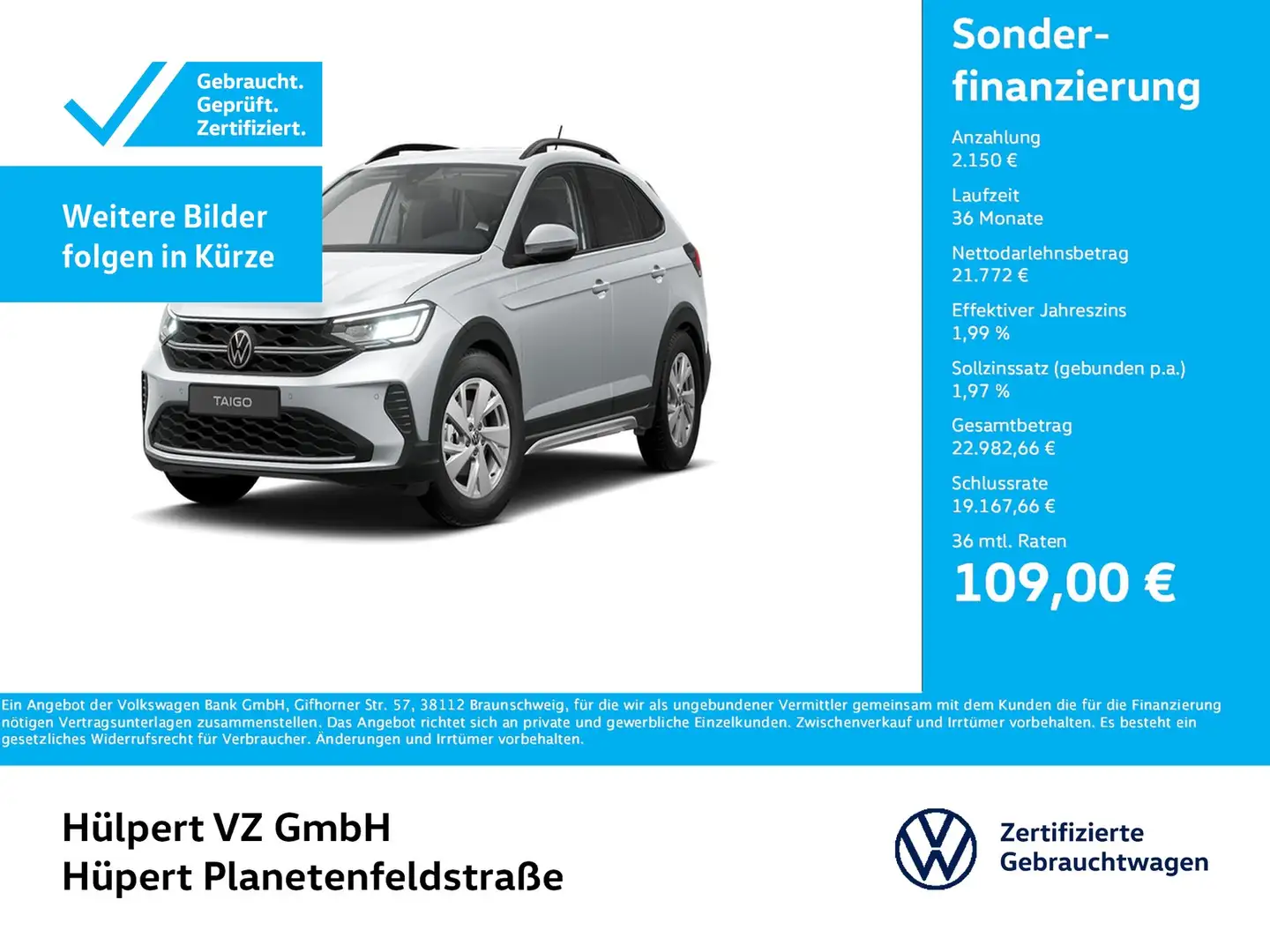 Volkswagen Taigo 1.0 LIFE BEATS CAM ACC CARPLAY SITZHEIZUNG Zilver - 1