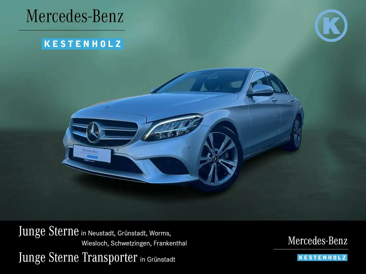 Mercedes-Benz C 200 C 200 AVANTGARDE+SCHIEBEDACH+KAMERA+TOTWINKEL Navi Zilver - 1