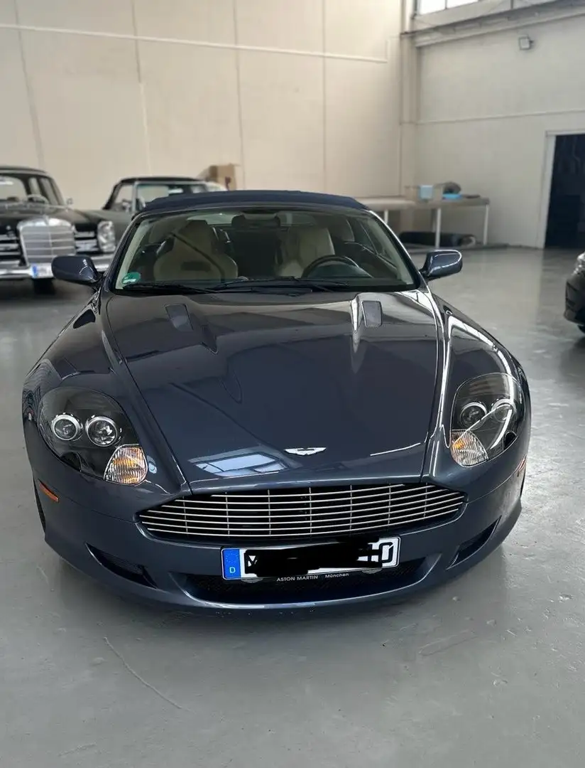 Aston Martin DB9 Volante Touchtronic *Service & TÜV neu* Blau - 2