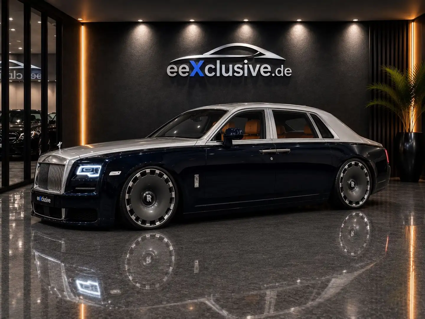 Rolls-Royce Ghost II Exclusiv 23-Zoll Starlighter LED HeadUp Blau - 2