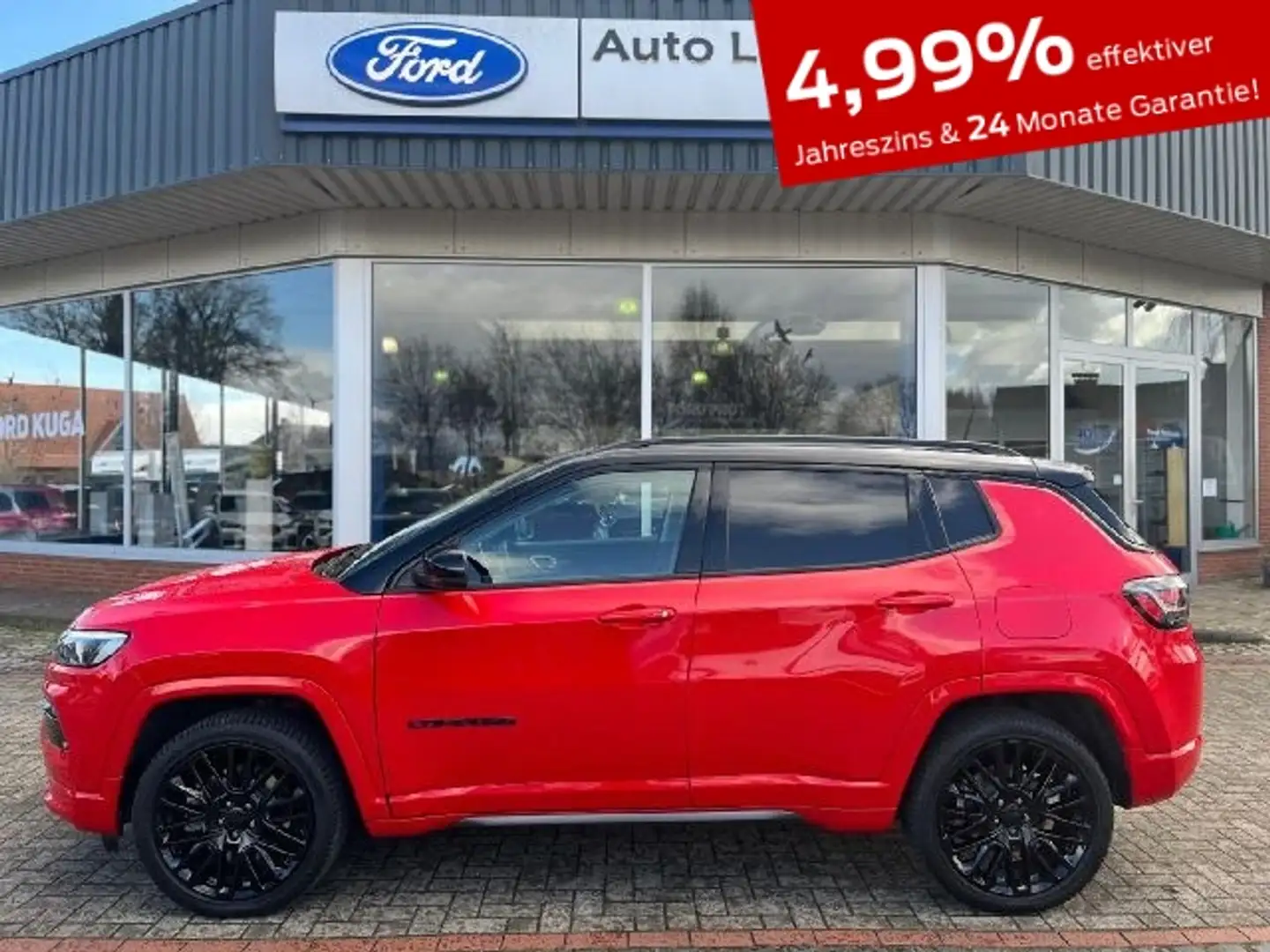 Jeep Compass 1.3 S Plug-In Hybrid 4WD LAGERABVERKAUF El. Panoda Rouge - 1